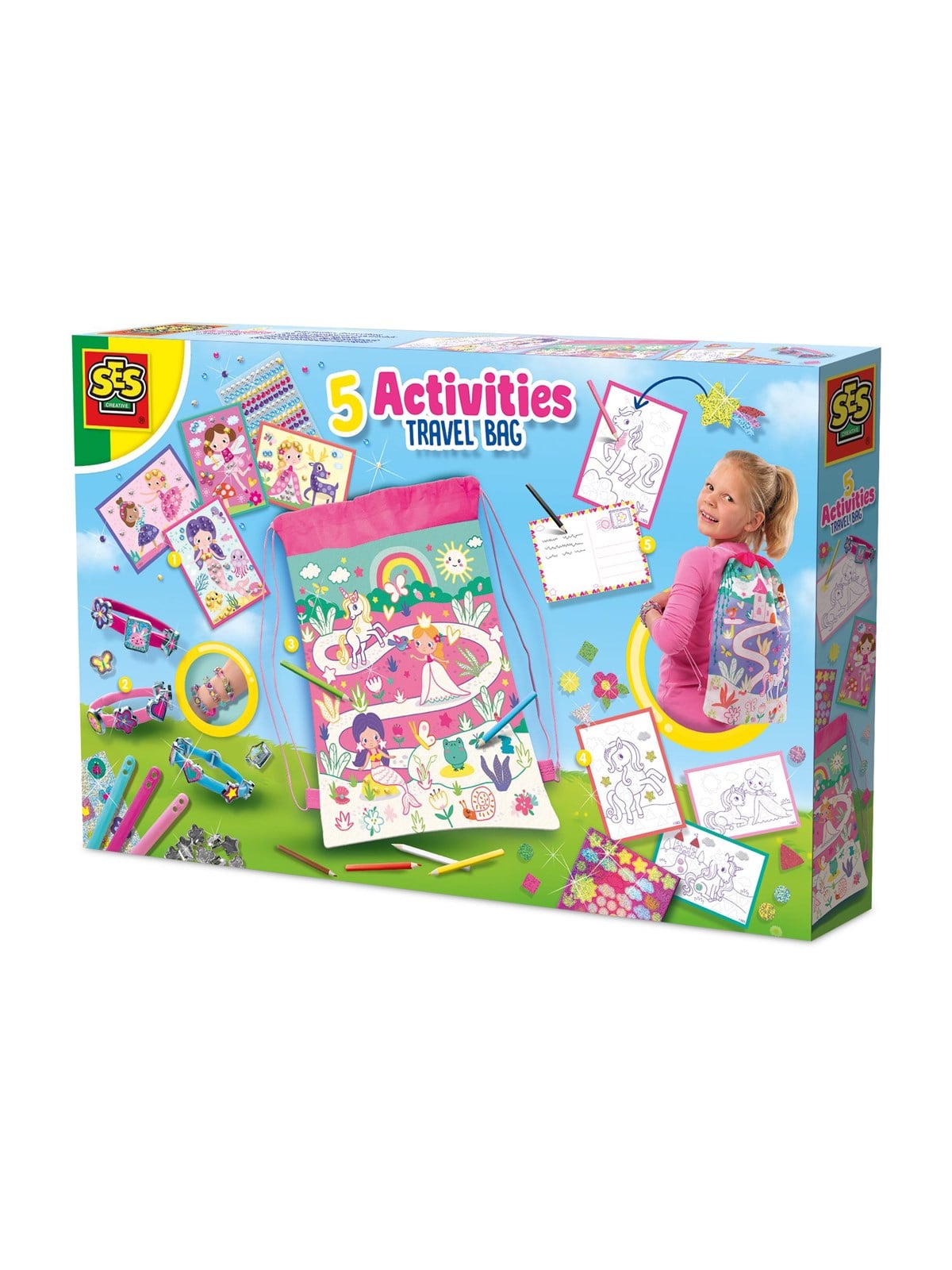 Ses Creative 5 Activities Travel Bag - Kreativ Spiele - S02401