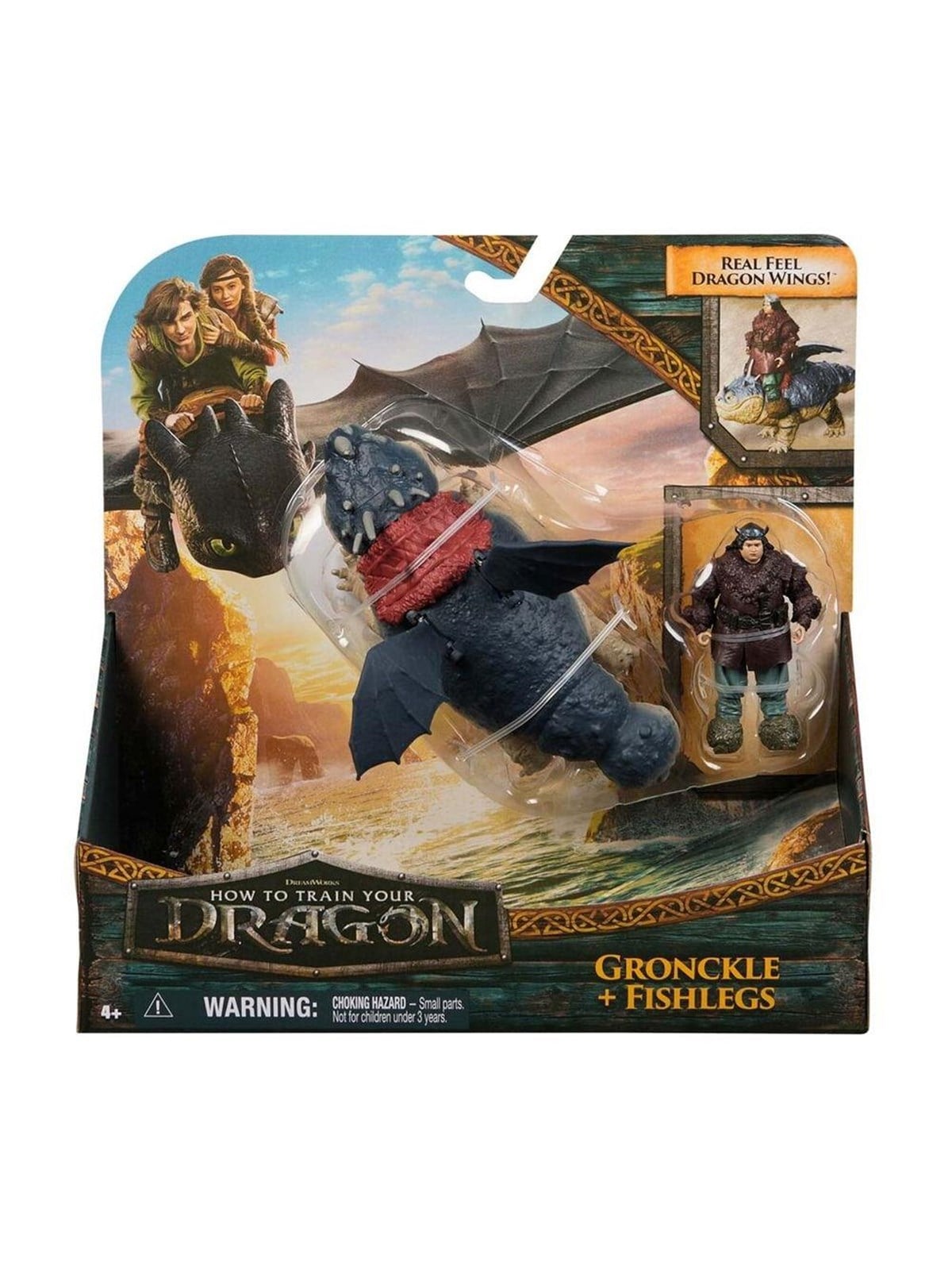 Dragons Movie Viking & Dragon - Gronckle&Fishlegs - Figuren - 6074006