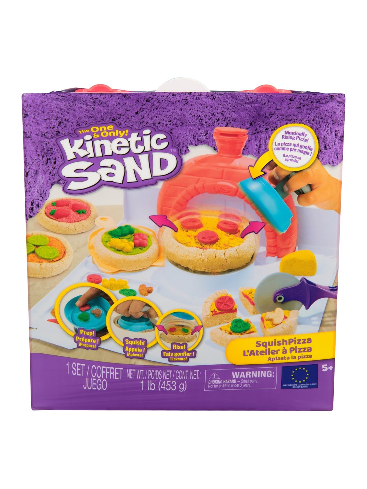 Kinetic Sand Squish Pizza - Kreativ Spiele - 6072551