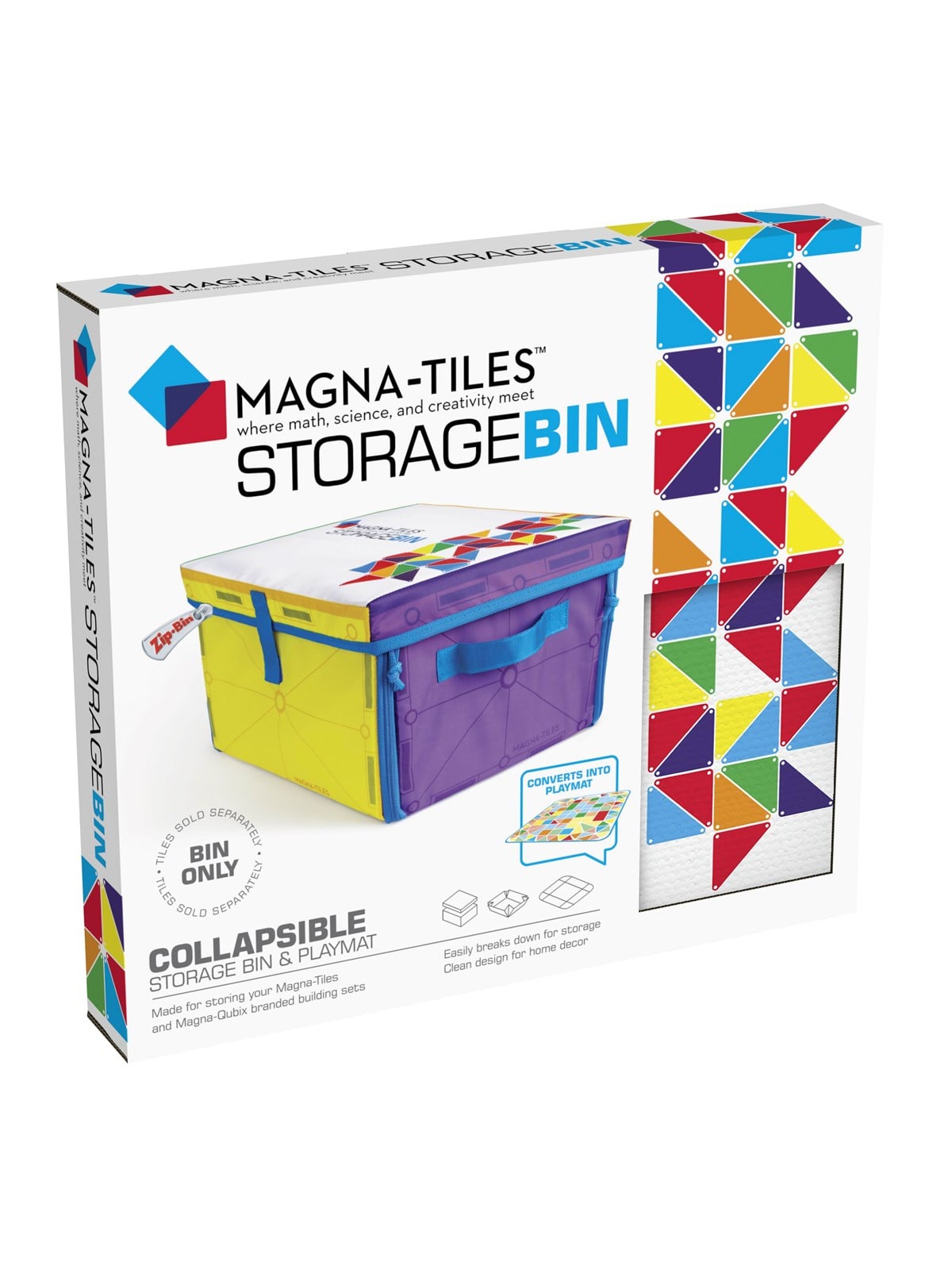 Magna-tiles Storage Bin & Interactive Play-mat - Bausets - 90219