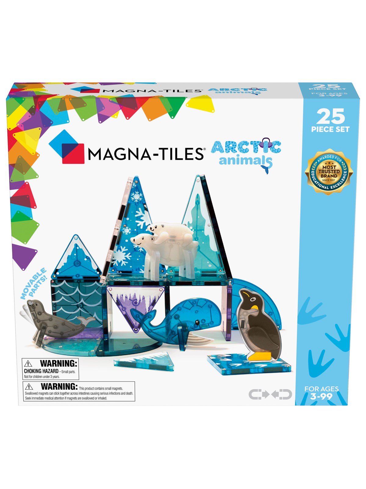 Magna-tiles Artic Animals 25 Pcs Set - Bausets - 90221