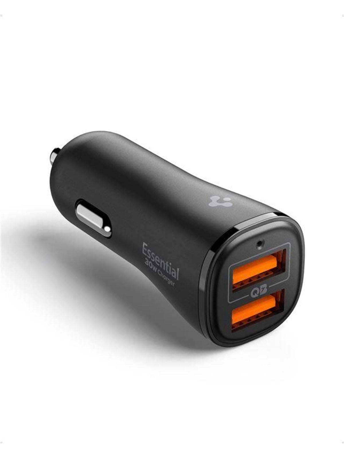 Spigen Essential 30w Car Charger Ev302 - Black - Handys Adapter Und Ladegeraete - Acp08700