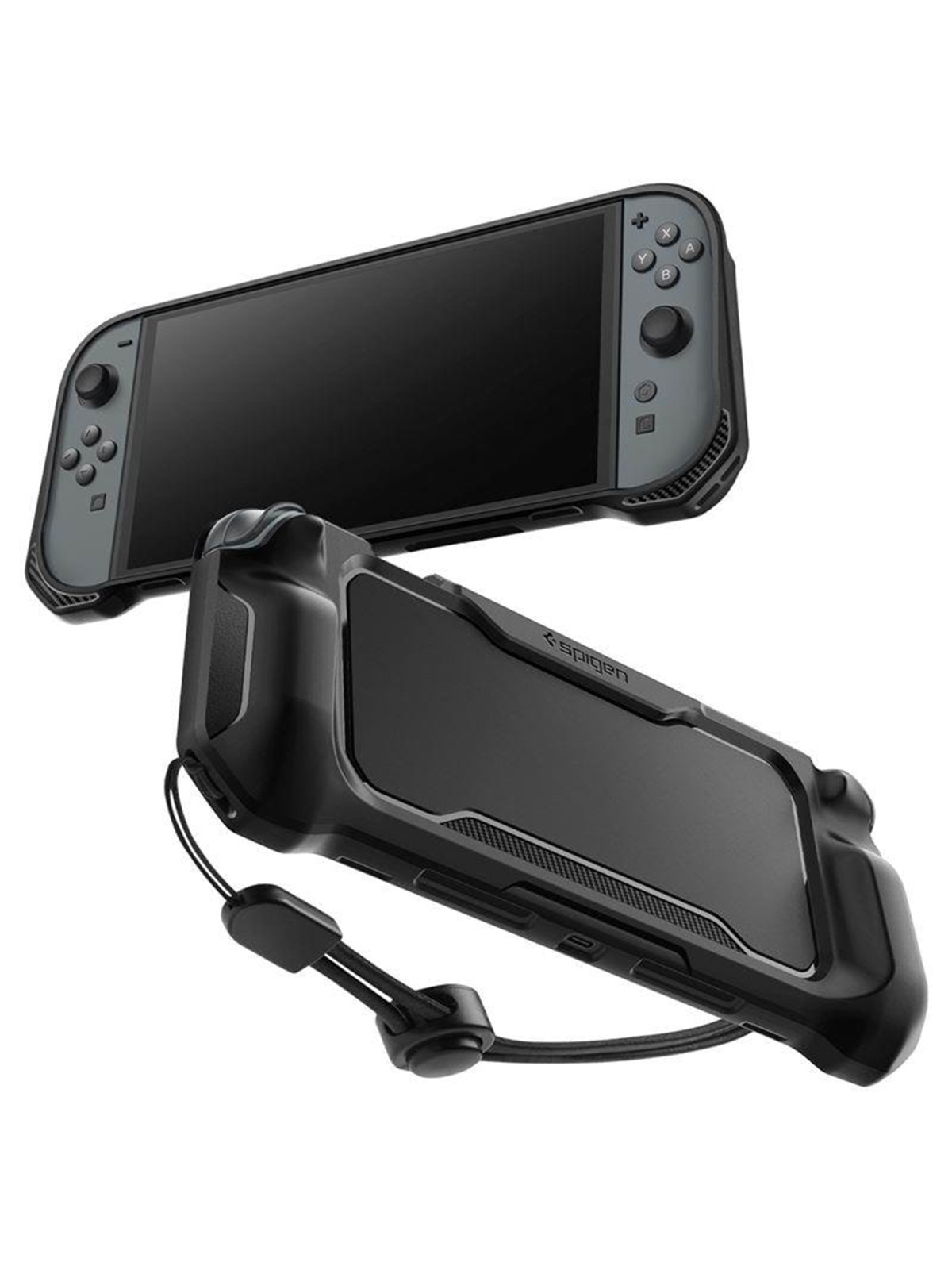 Spigen Rugged Armor - Matte Black - Nintendo Switch 2 - Miscellaneous Zubehör Für Spielkonsole - Nintendo Switch 2 - Gaming Zubehoer - Acs09075