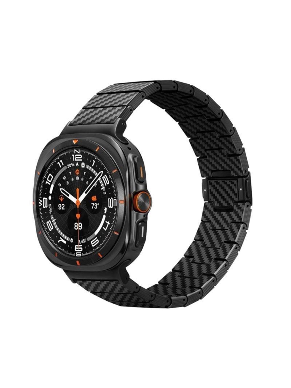 Pitaka Carbon Fiber Strap Black - Galaxy Watch Galaxy Watch Ultra - Smartwatch Accessories - Saw2402