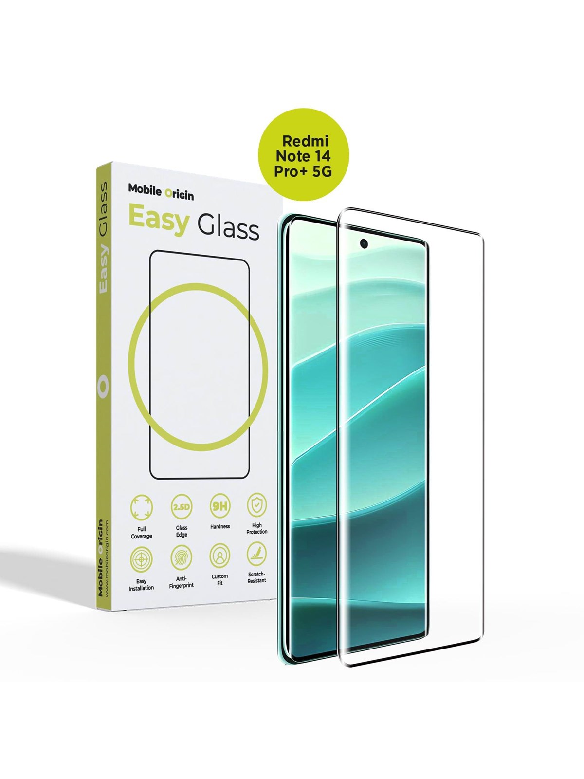 Mobile Origin Easyglass Redmi Note 14 Pro+ 5G - Handys Schutzfolie - Frl-eg-xrn145gproplus