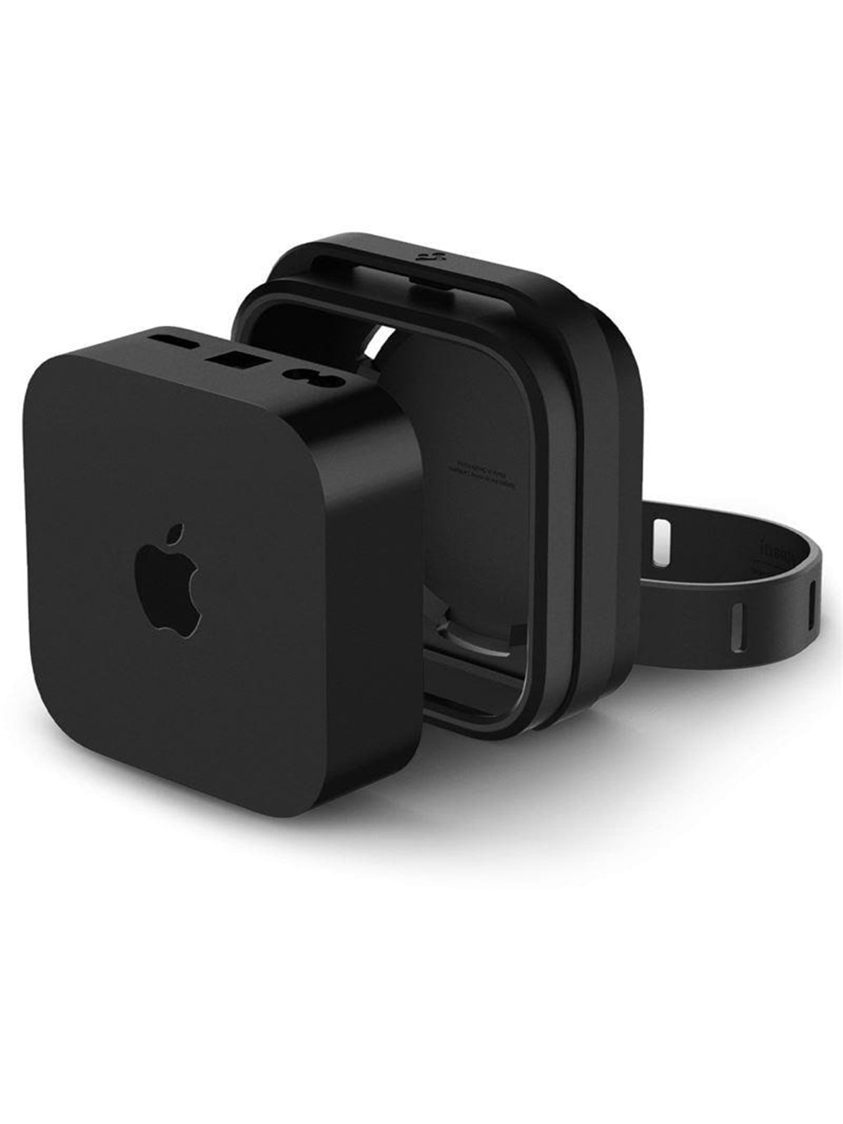 Spigen Silicone Fit Mount - Black - Apple TV 4K 3th Gen (2022) - Handys Cover Cases - Amp05858