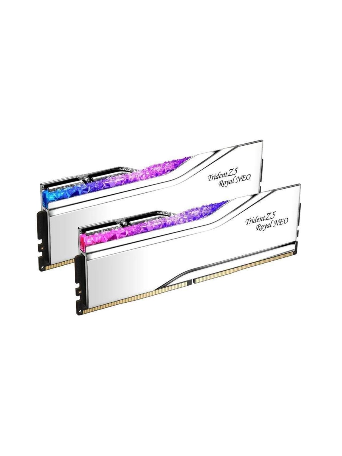 G.Skill Trident Z5 Royal Neo Rgb Ddr5-6000 - 64gb - Cl28 - Dual Channel (2 Pcs) - Amd Expo - Silber Mit Rgb - Ram - F5-6000j2836g32gx2-tr5ns