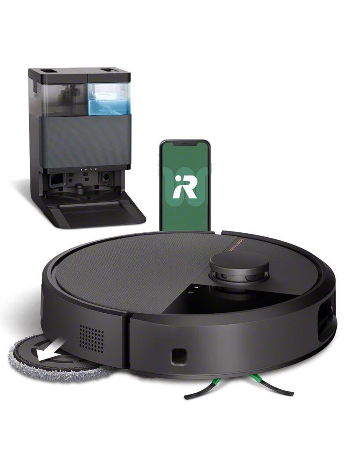 Irobot Roboter Staubsauger Saugroboter Roomba Combo 505 Combo Plus - Schwarz - 100000464