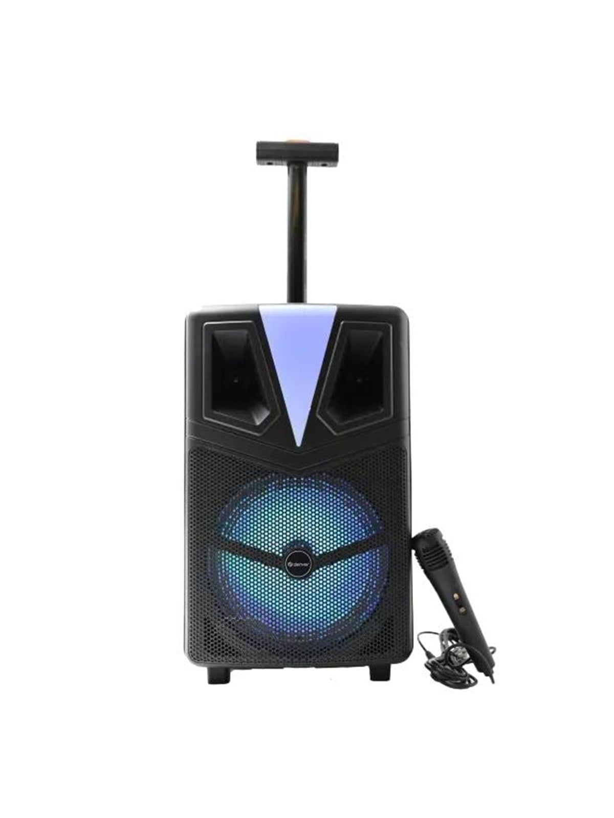Denver Tsp-307 - Trolley Karaoke Speaker - 120w - Bluetooth - Tragbare Party Lautsprecher