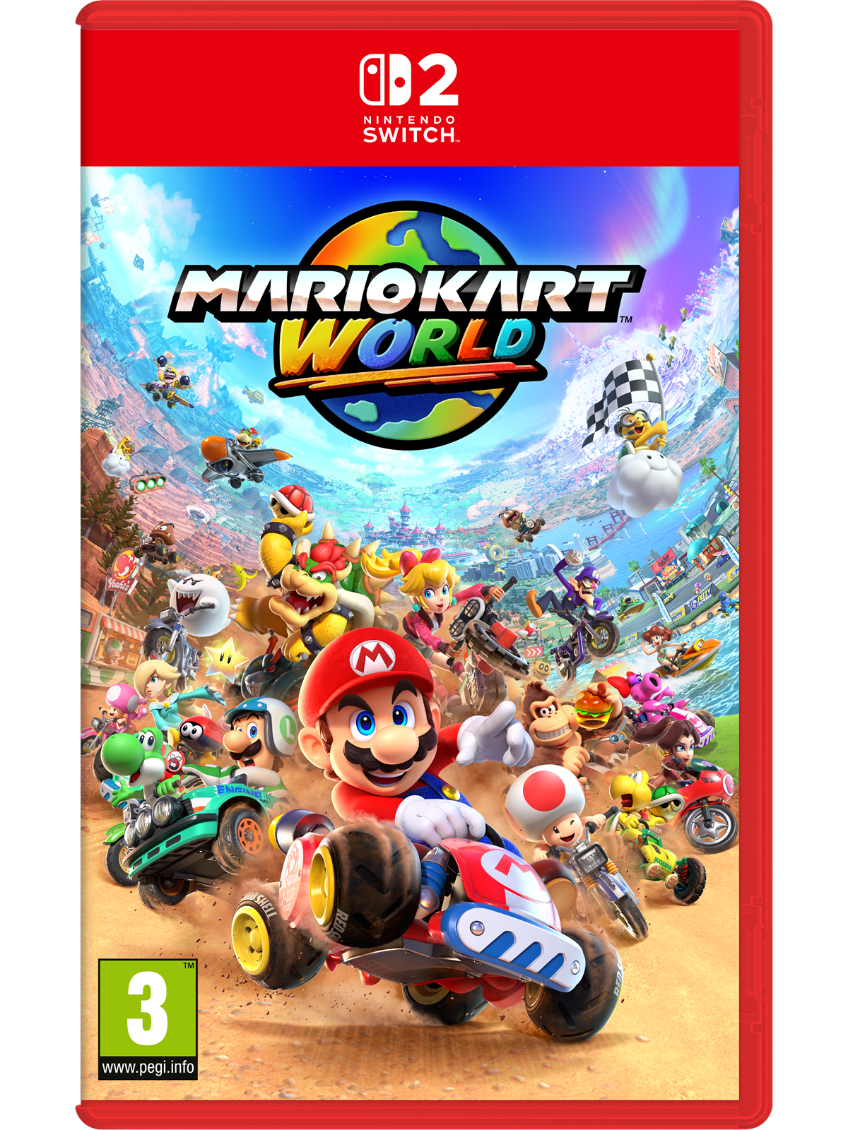 Mario Kart World - Nintendo Switch 2 - Rennspiel - Pegi 3 - Spiele - 0045496312398