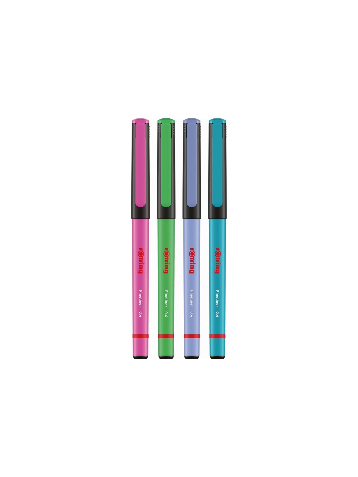 Rotring - Fineliner - Assorted Colours (Pack of 4) - Utensilien Zum Schreiben Und Zeichnen - 2166331