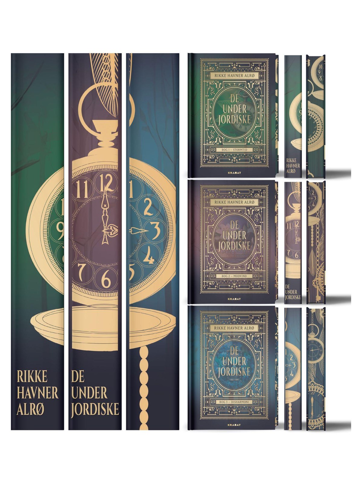 De underjordiske trilogi - Fiktion - hardback