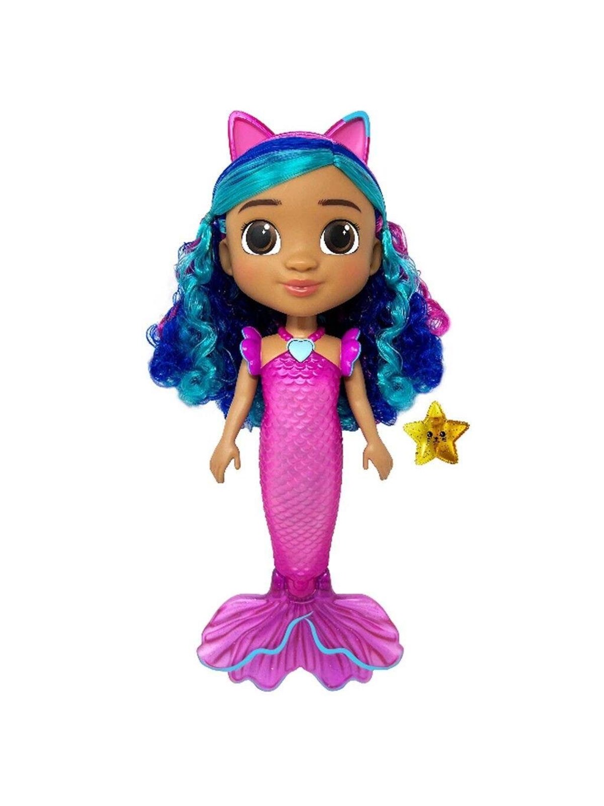 Gabby's Dollhouse Gabby's Movie Sing & Shine Mermaid Gabby Doll 36cm - Dolls Accessories - 6074338