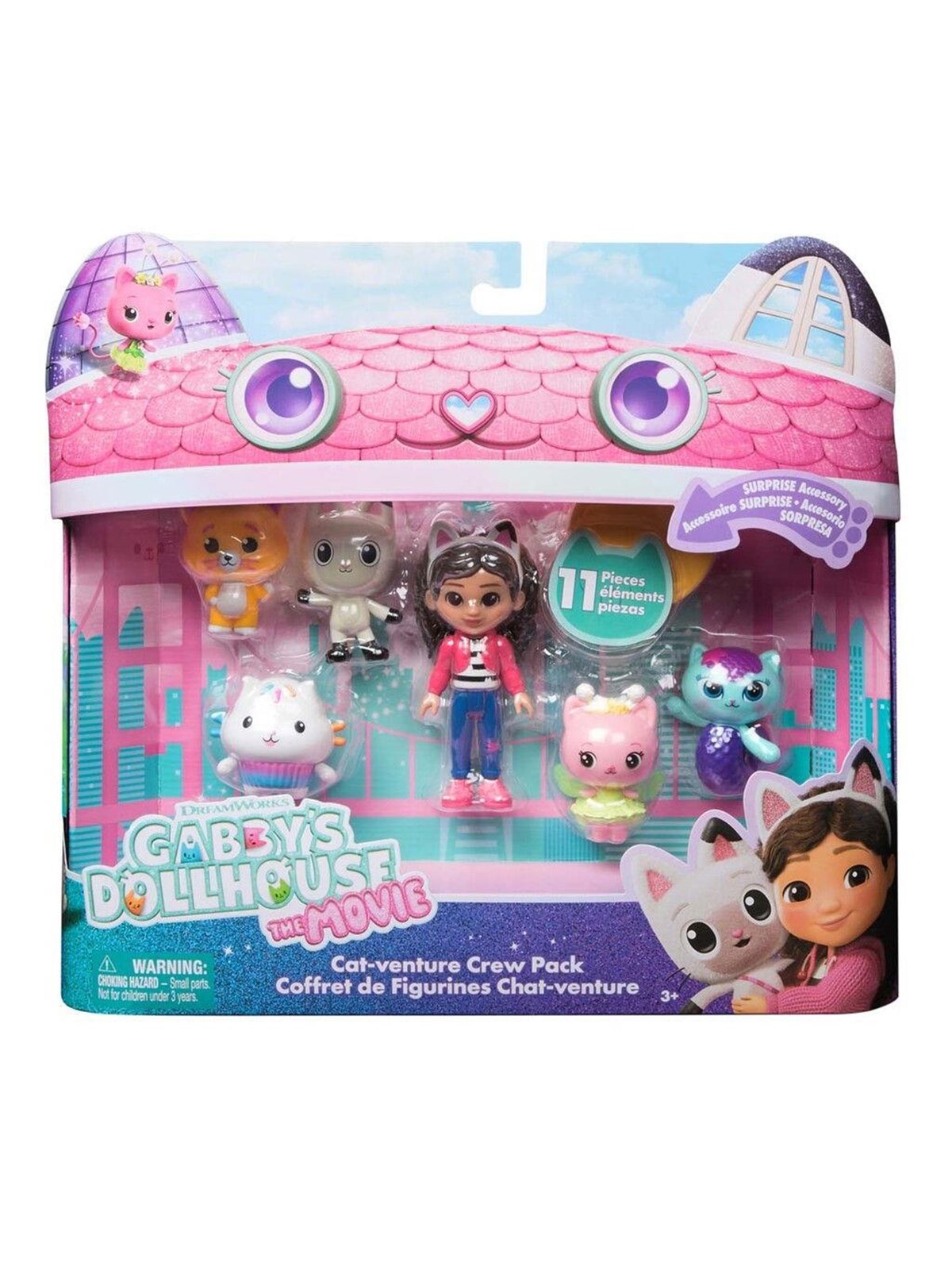 Gabby's Dollhouse Gabby's Movie Big Cat-venture 6 Figure Giftset - Figuren - 6072633