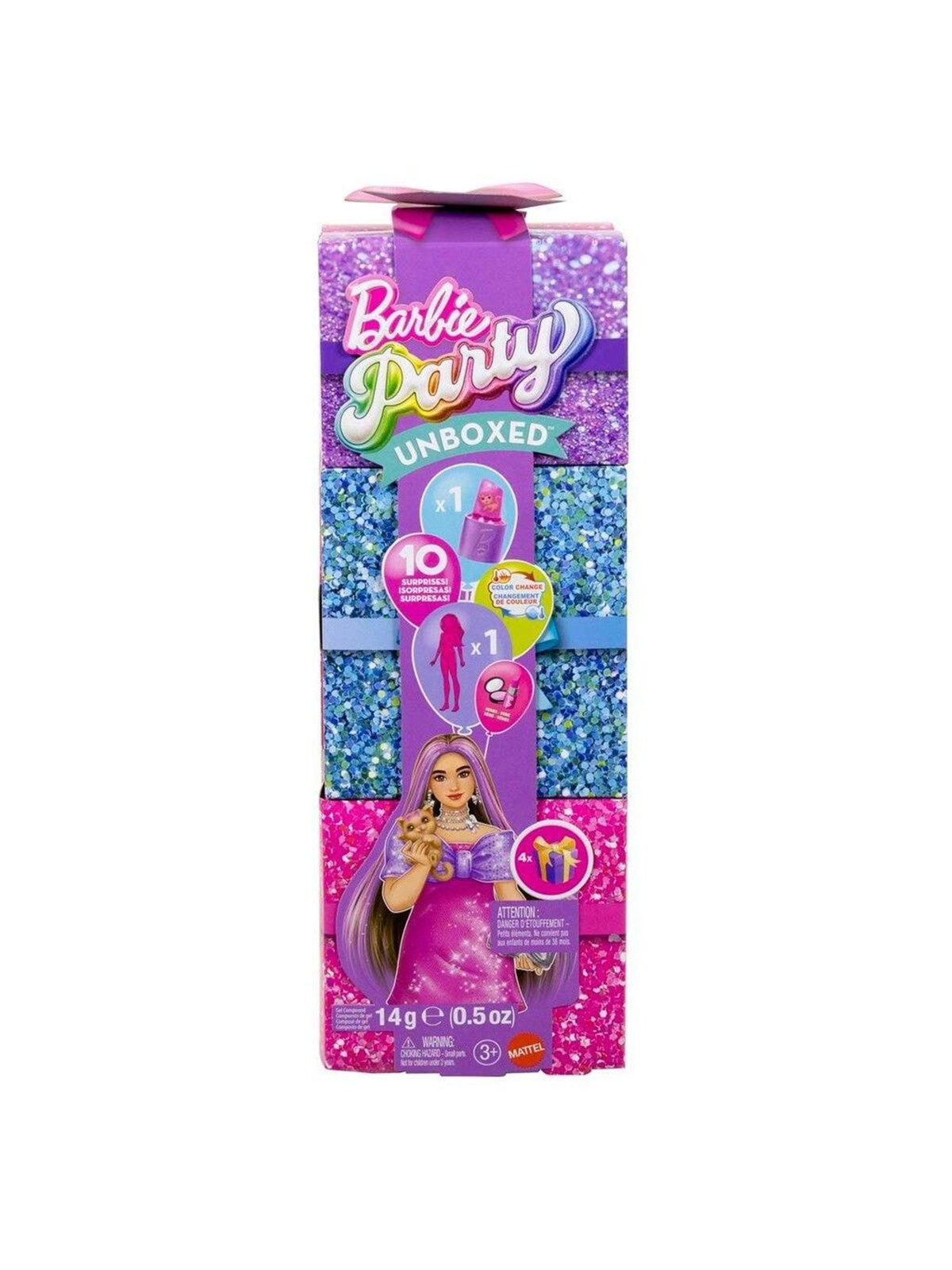 Barbie Unboxed Unboxed Glam Party Series Pink Sparkle Doll - Dolls Accessories - Jfy67