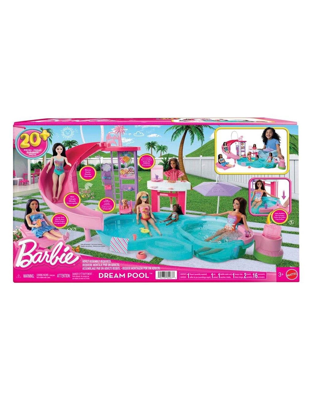 Barbie Dream Pool - Dolls Accessories - Jfp01