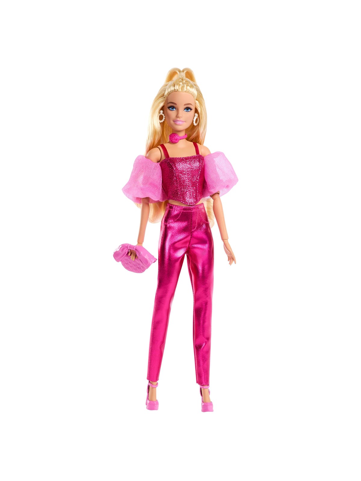 Barbie Deluxe Style Pink Corset Blone Doll - Dolls Accessories - Jfp40