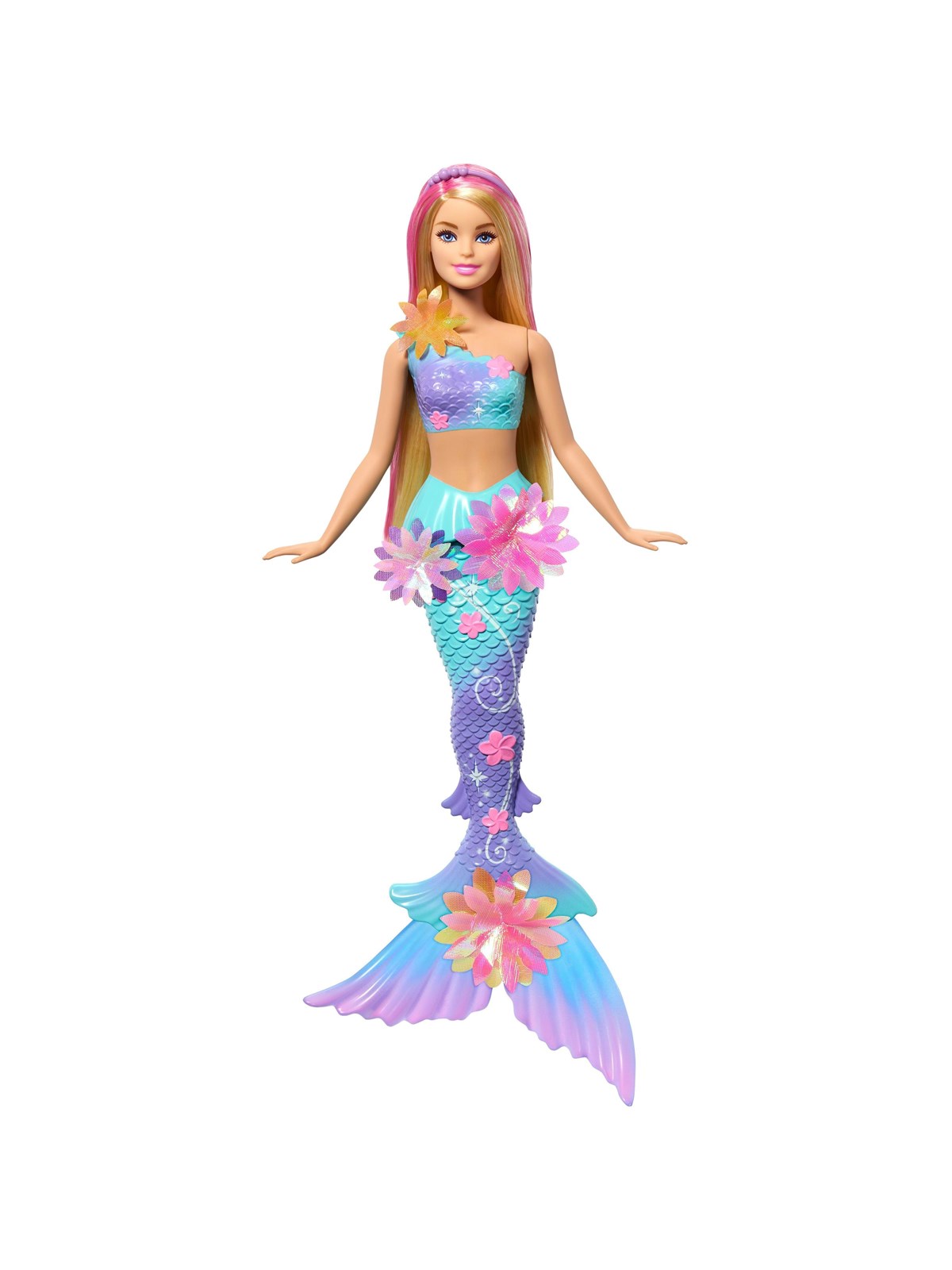 Barbie Blooming Magic White Mermaid Doll - Dolls Accessories - Jdm72