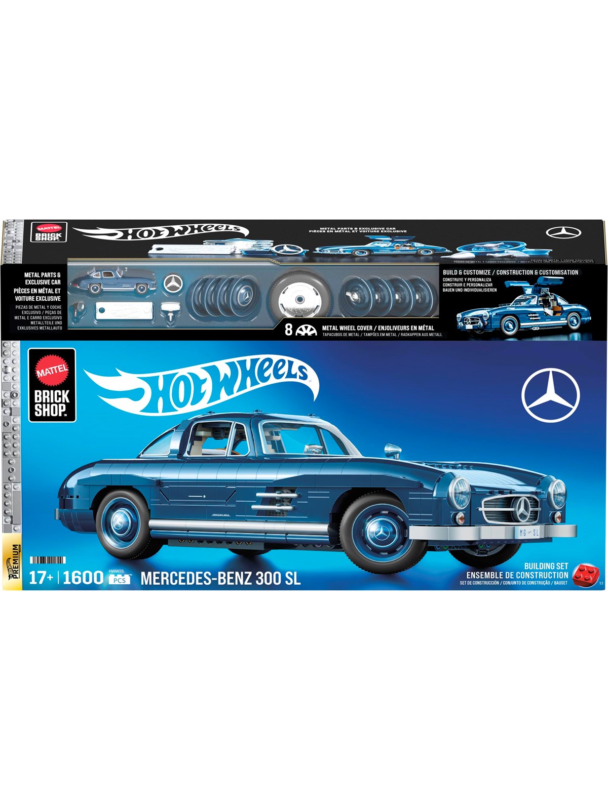 Hot Wheels Brick Shop Premium Series Mercedes-benz SL - Modellbau - 965-2574