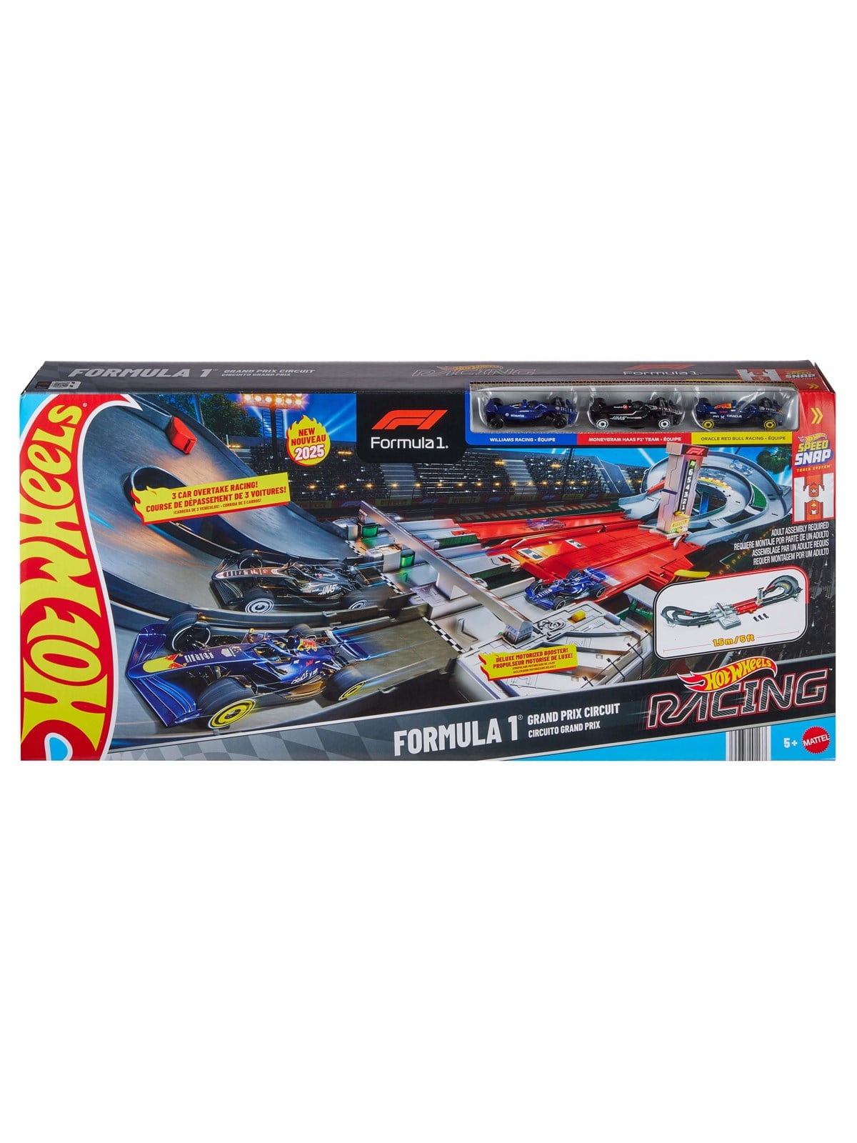 Hot Wheels Racing Formula 1 Grand Prix Circuit Track Set - Spielzeugauto - Jdy16
