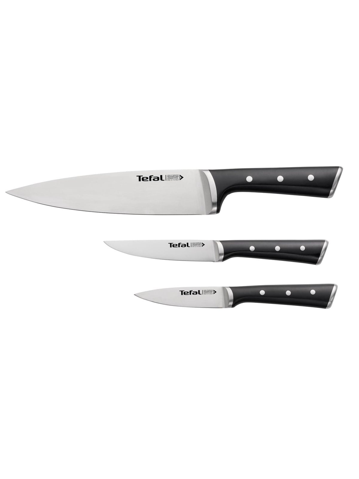 Tefal Ice Force Set 3pcs Pairing- Utility- Chef Knife - Tischgedeck - K2323s74