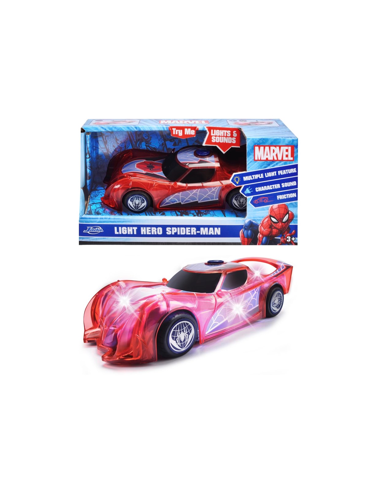 Jada Toys Marvel Light Hero Spider-man 1:32 - Spielzeugauto - 203222001