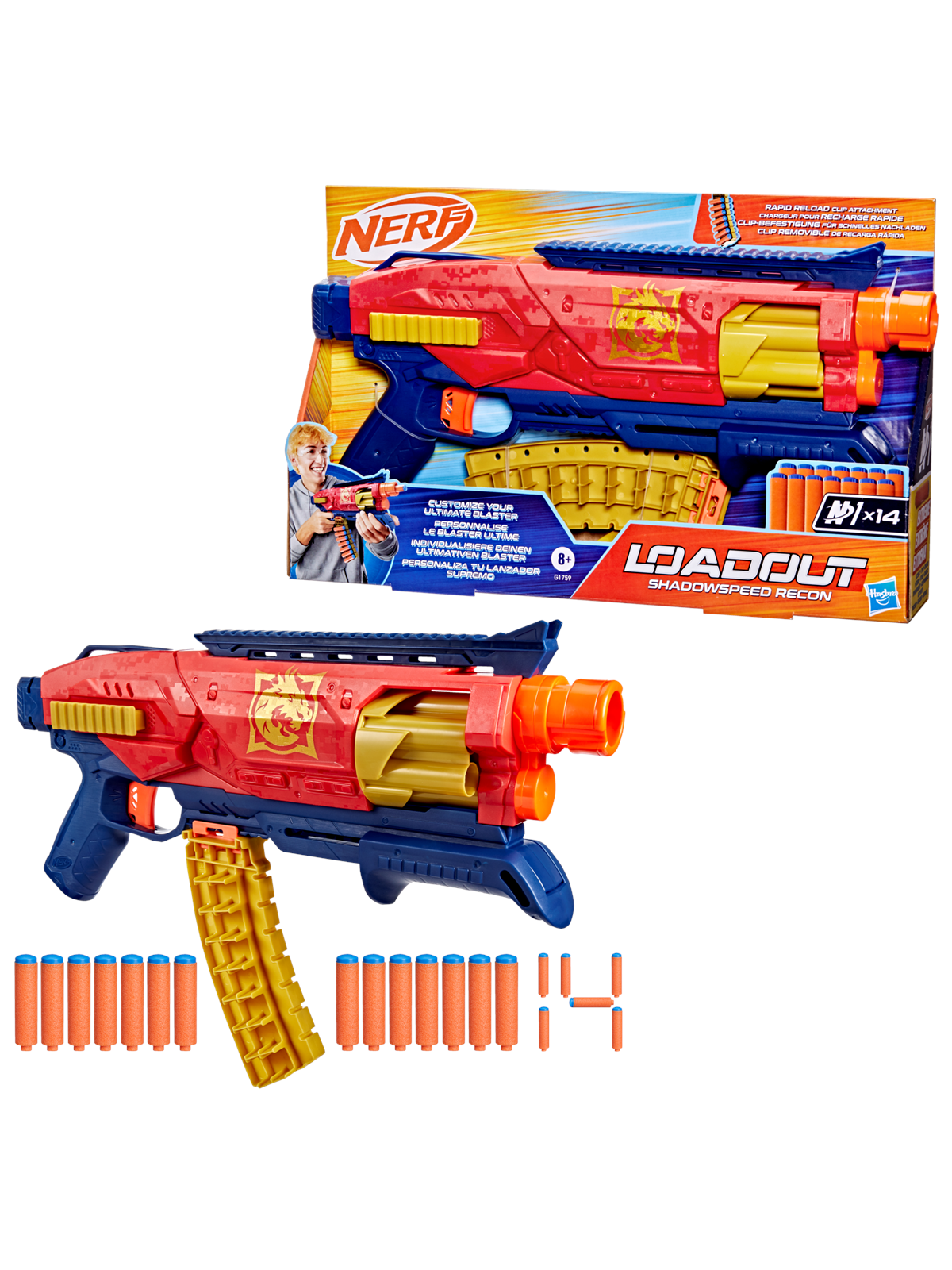 Nerf Loadout Shadowspeed Recon Blaster - Spielzeugwaffen - G17594n0