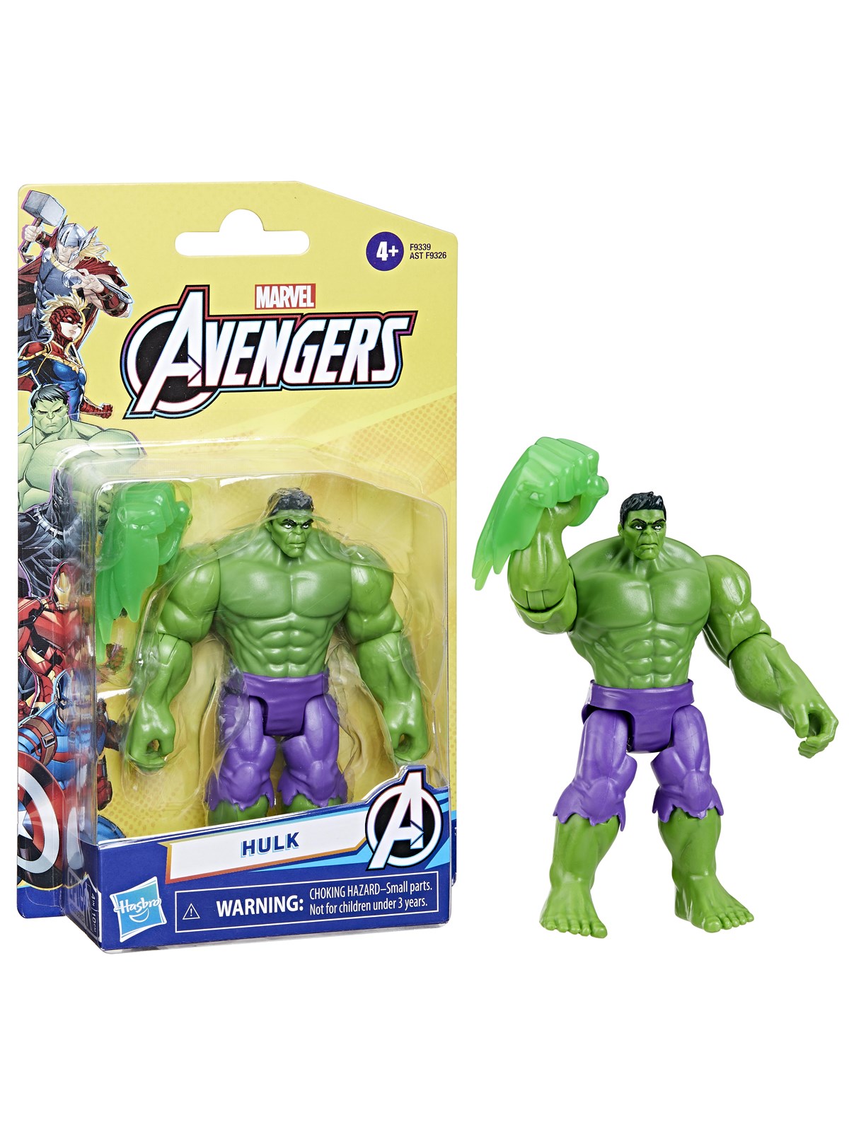 Marvel Avengers Epic Hero Series Hulk Deluxe Action Figure 10 cm - Figuren - F93395x0