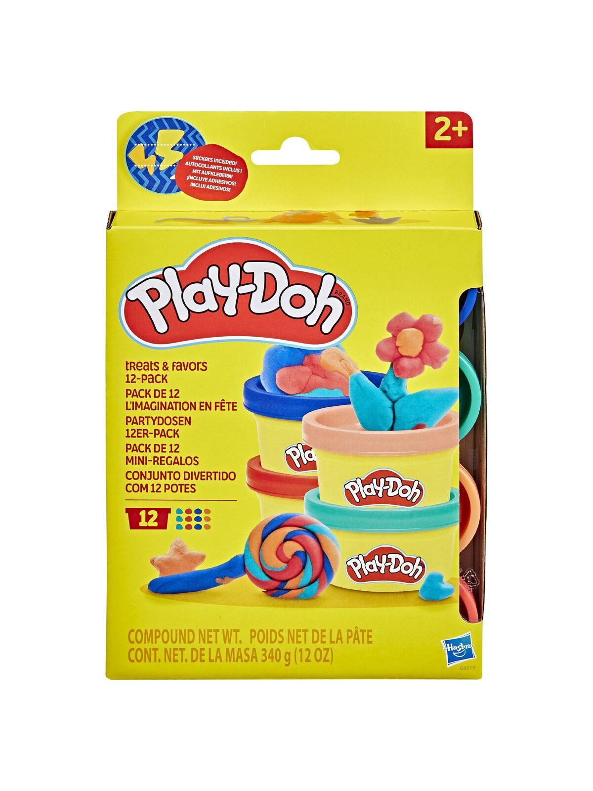 Play-doh Treats And Favors 12-pak 340g - Bausets - 348-0519