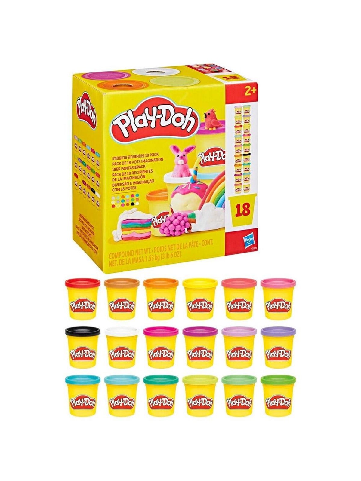 Play-doh Imagine Anything 18 Pack 1.53 kg - Bausets - 348-0522