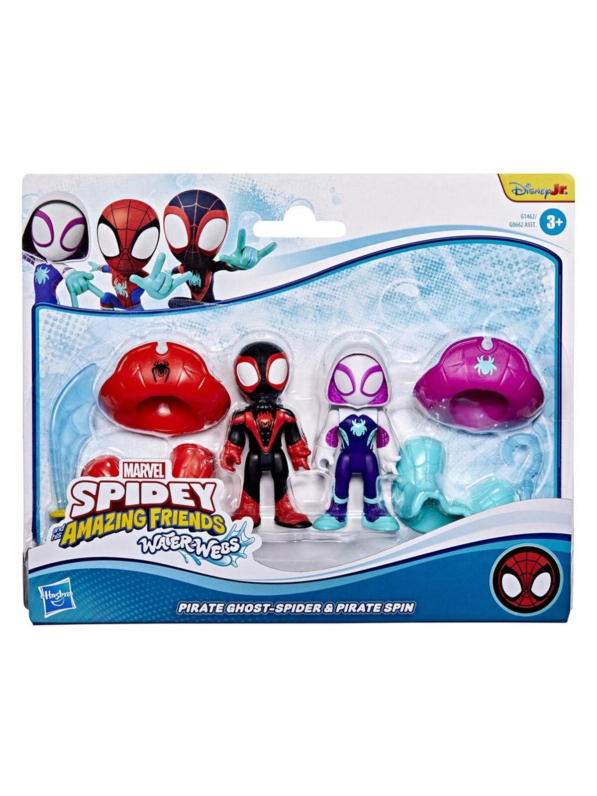 Spidey And His Amazing Friends Water-webs 2 Pack 7.6 cm Figures - Assorted - Figuren - 351-0662