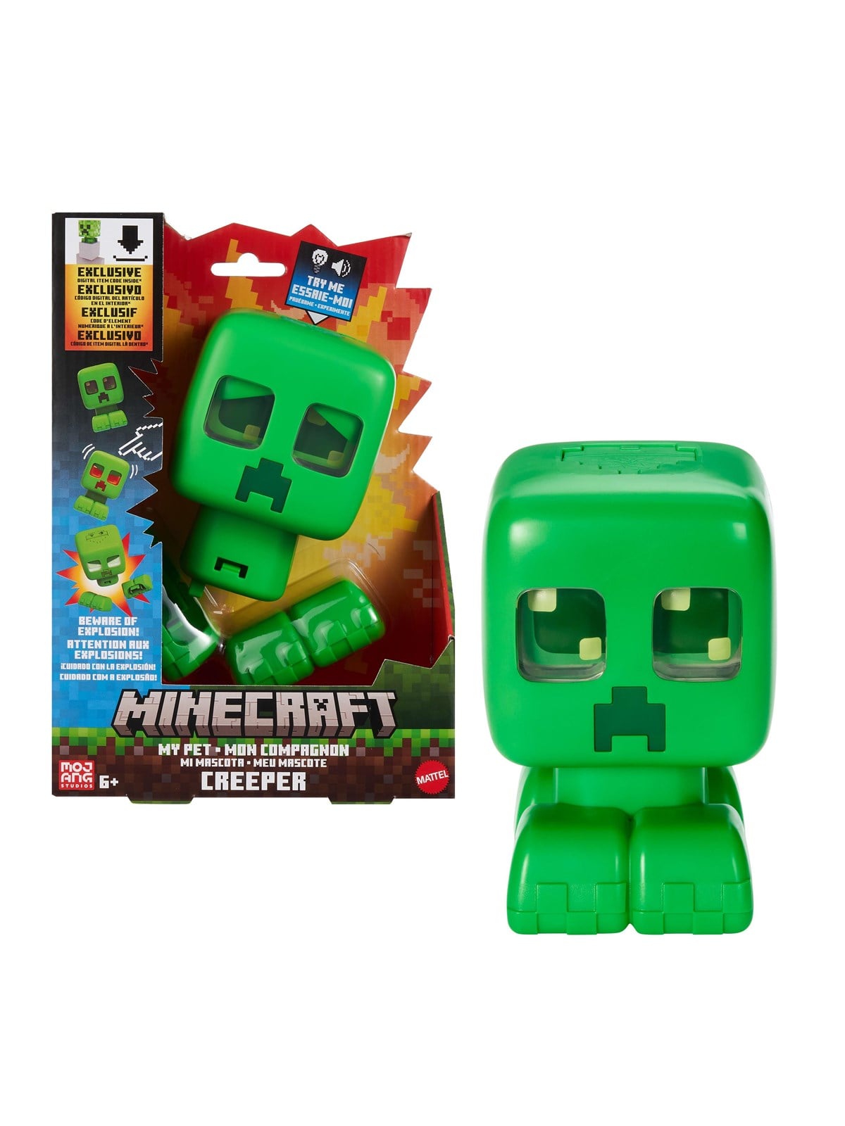 Minecraft My Pet Creeper 14 cm - Figuren - Jgx49