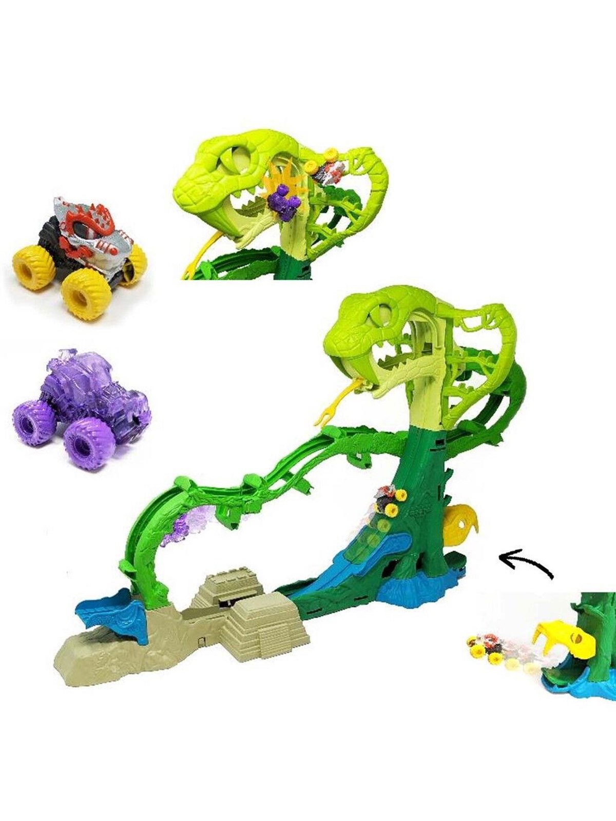 Monster Jam Mini Jams Cobras Crazy Escape - Spielsets - 6072595