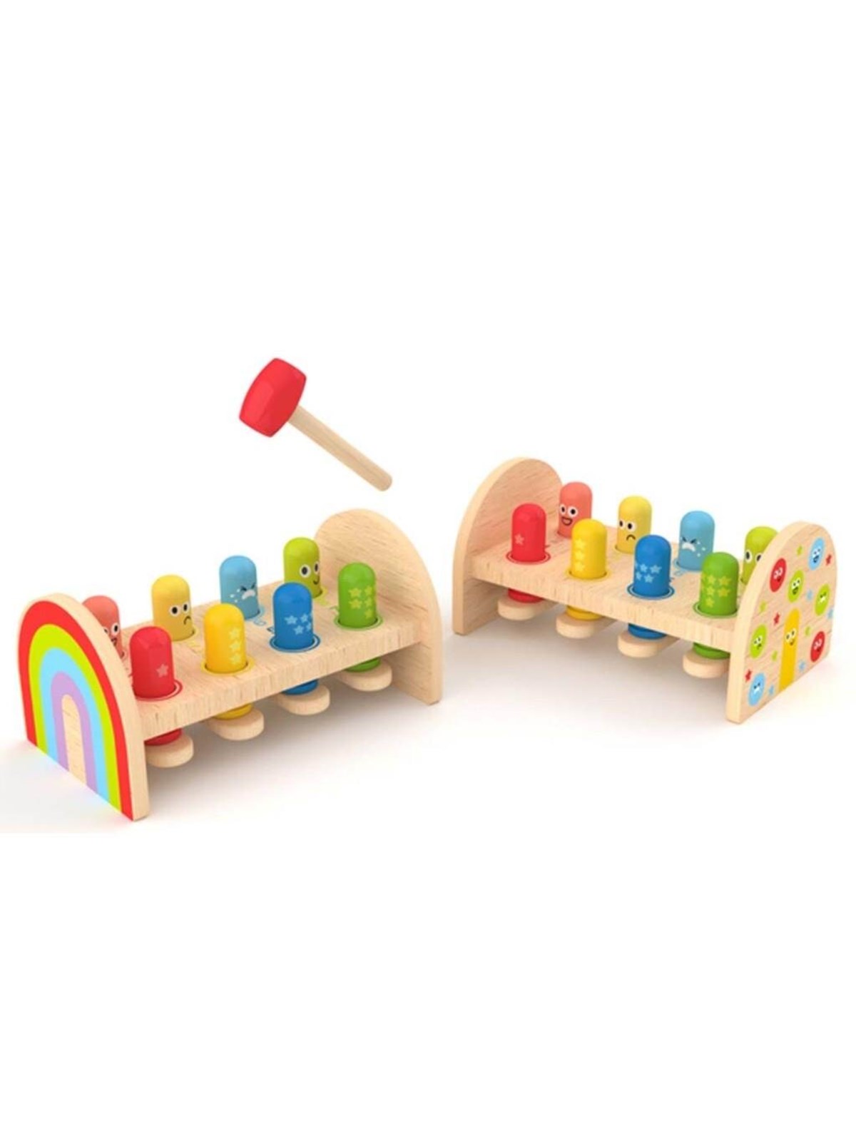 Hape Rainbow Hammer Bench - Brettspiele - 87-0529