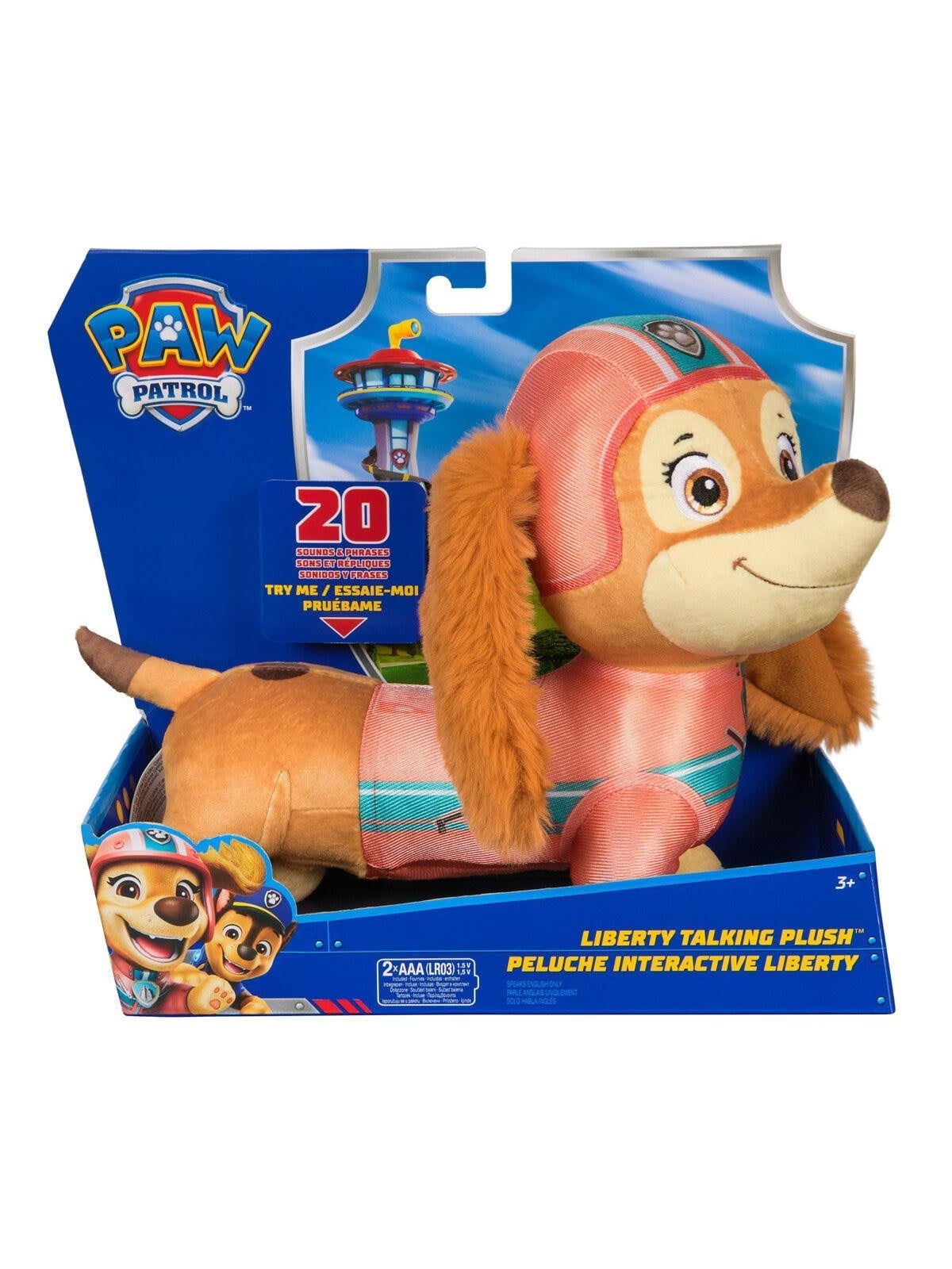 Paw Patrol Liberty Talking Plush 25 cm - 6075068