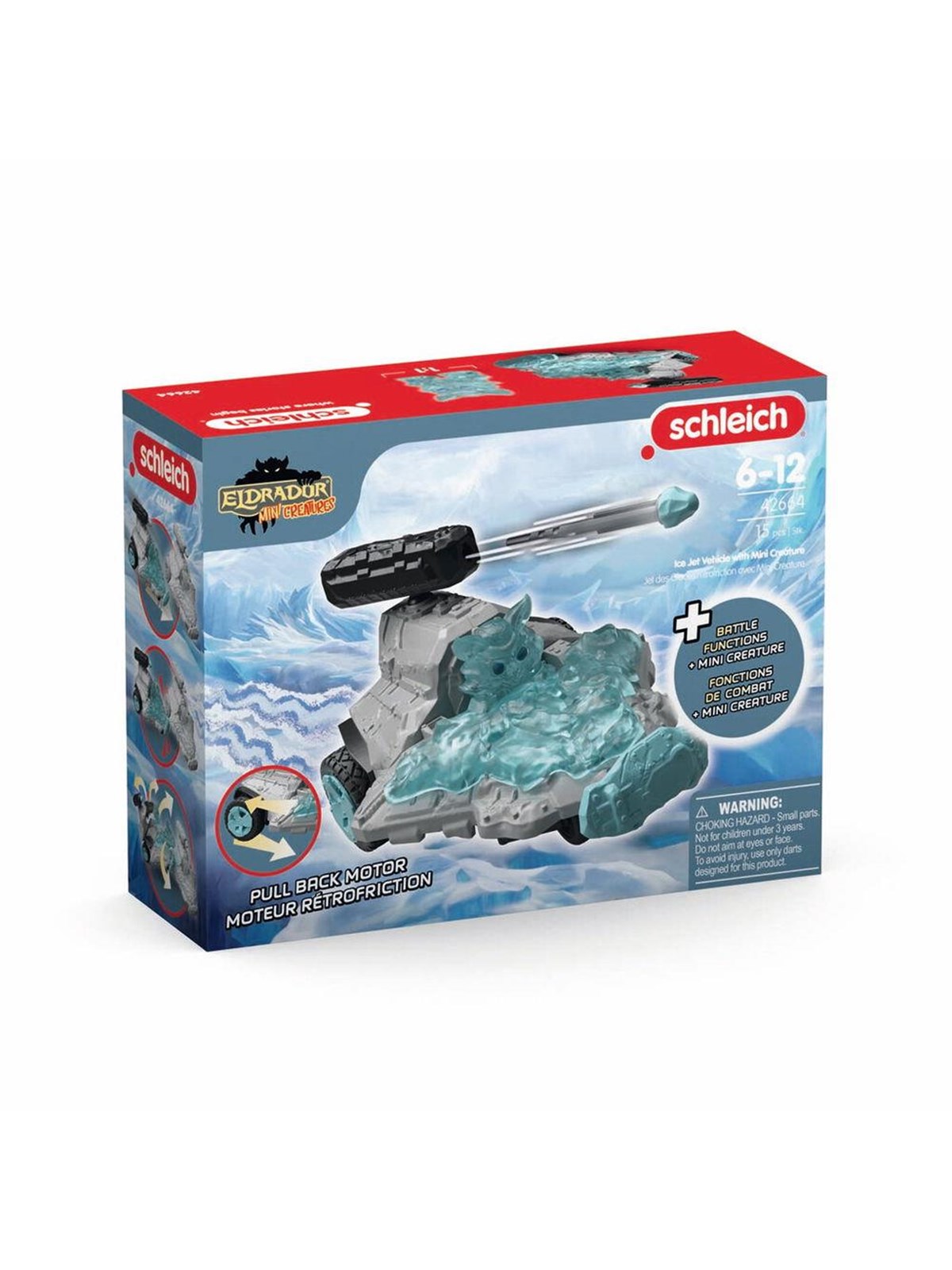 Schleich Ice Jet Vehicle With Mini Creature - 42664