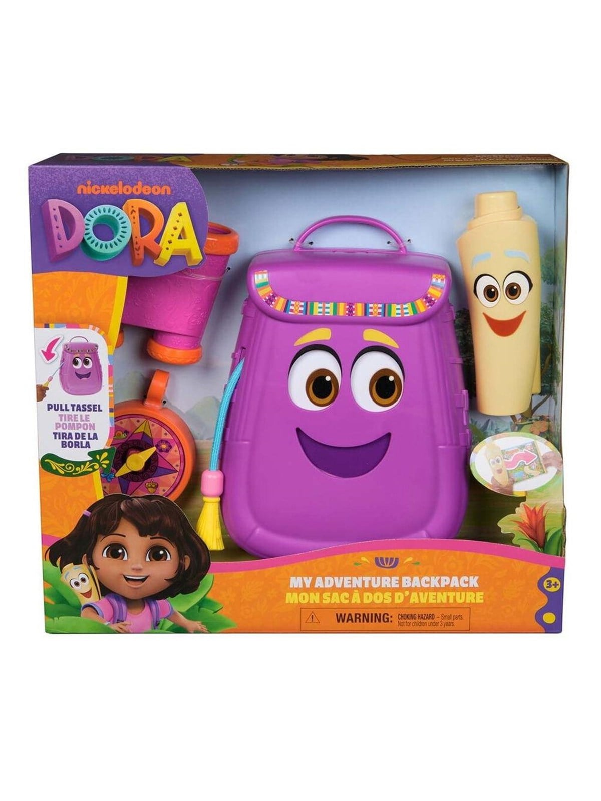 Dora The Explorer Backpack w. Map - Figuren - 6071799