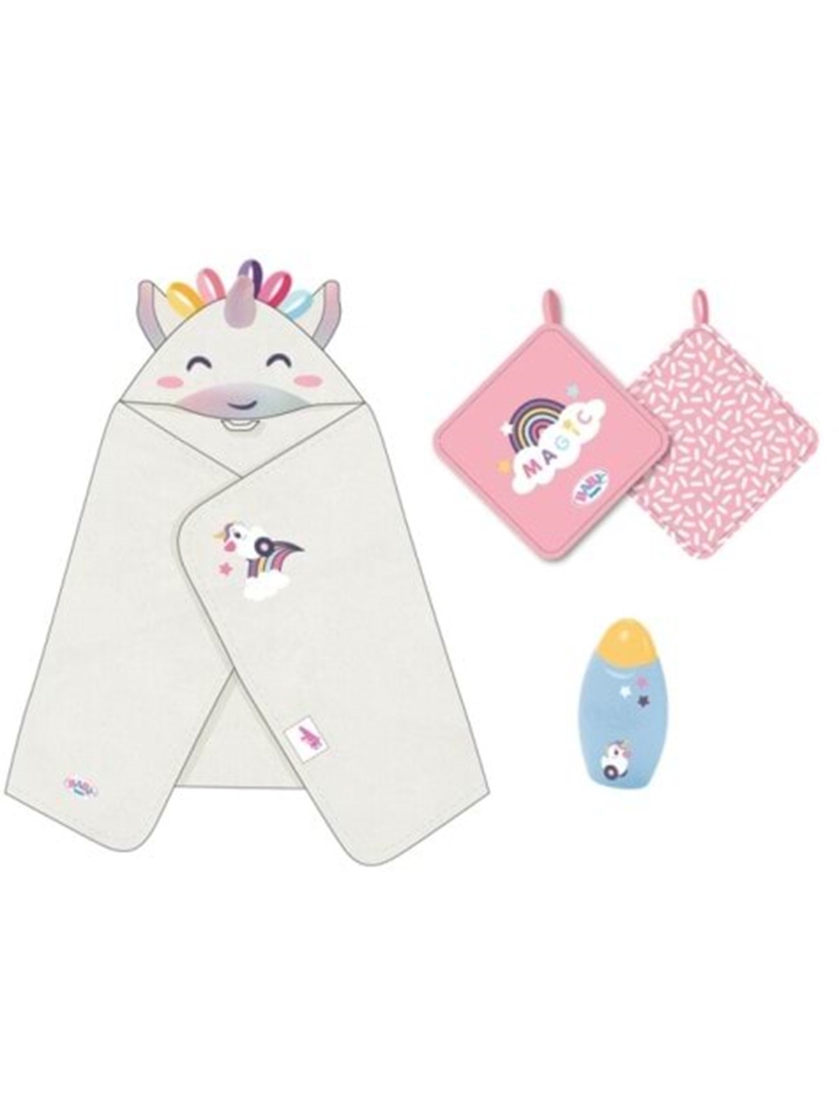Baby Born Hooded Towel Set - Dolls Accessories - 837573
