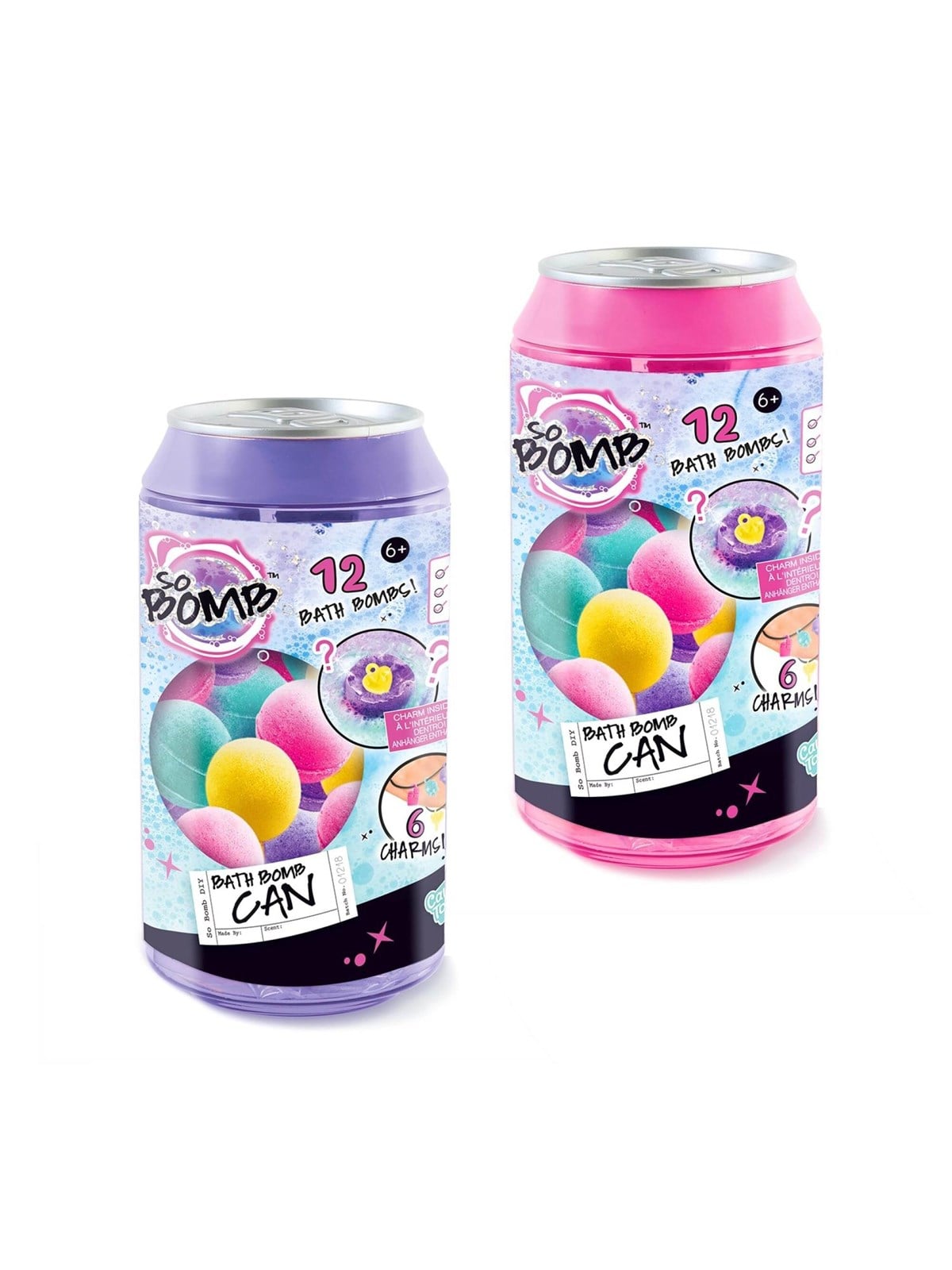 So Bomb Bath Bomb Cans - Assorted - Kreativ Spiele - 11046