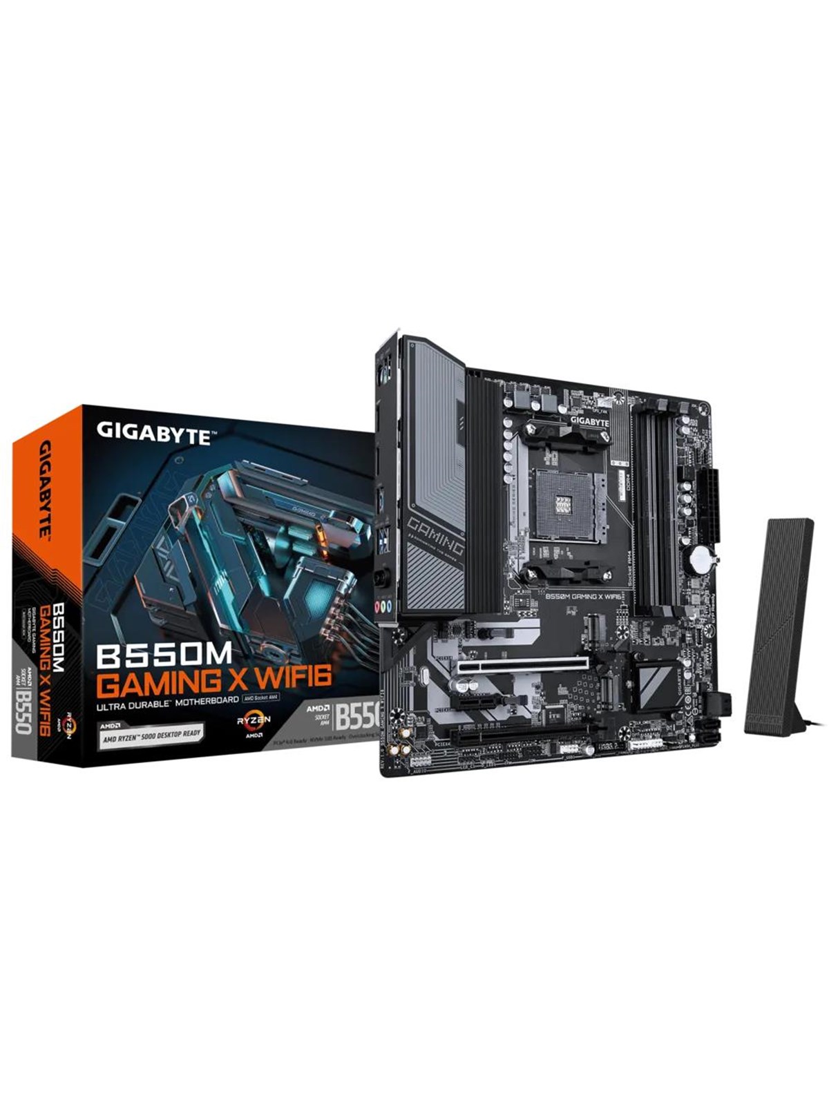 Gigabyte B550m Gaming X Wifi6 Mainboard - Amd B550 - Amd Am4 Socket - Ddr4 Ram - Micro-atx