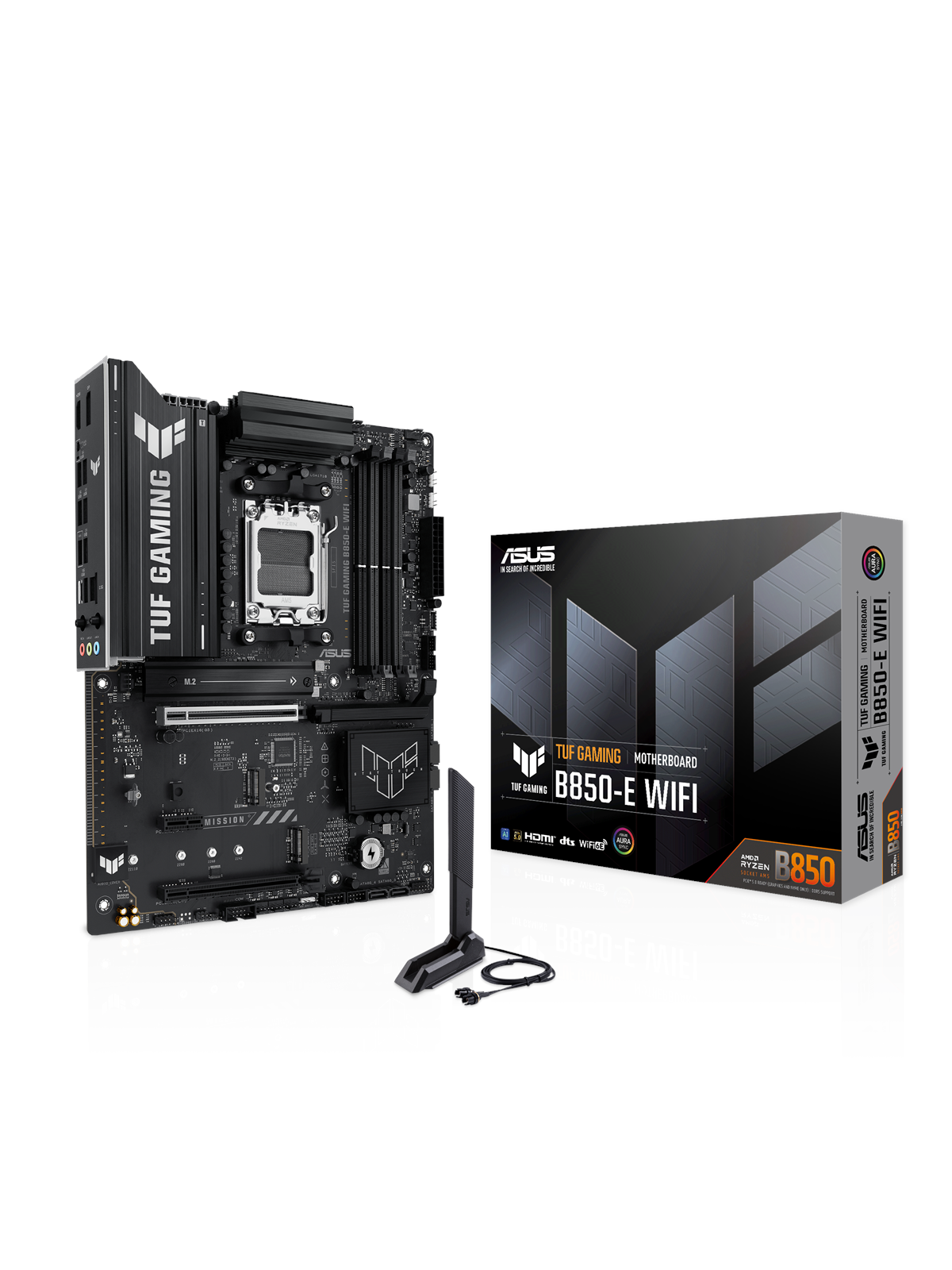 Asus Tuf Gaming B850-e Wifi Mainboard - Amd B850 - Amd Am5 Socket - Ddr5 Ram - Atx - 90mb1l20-m0eay0