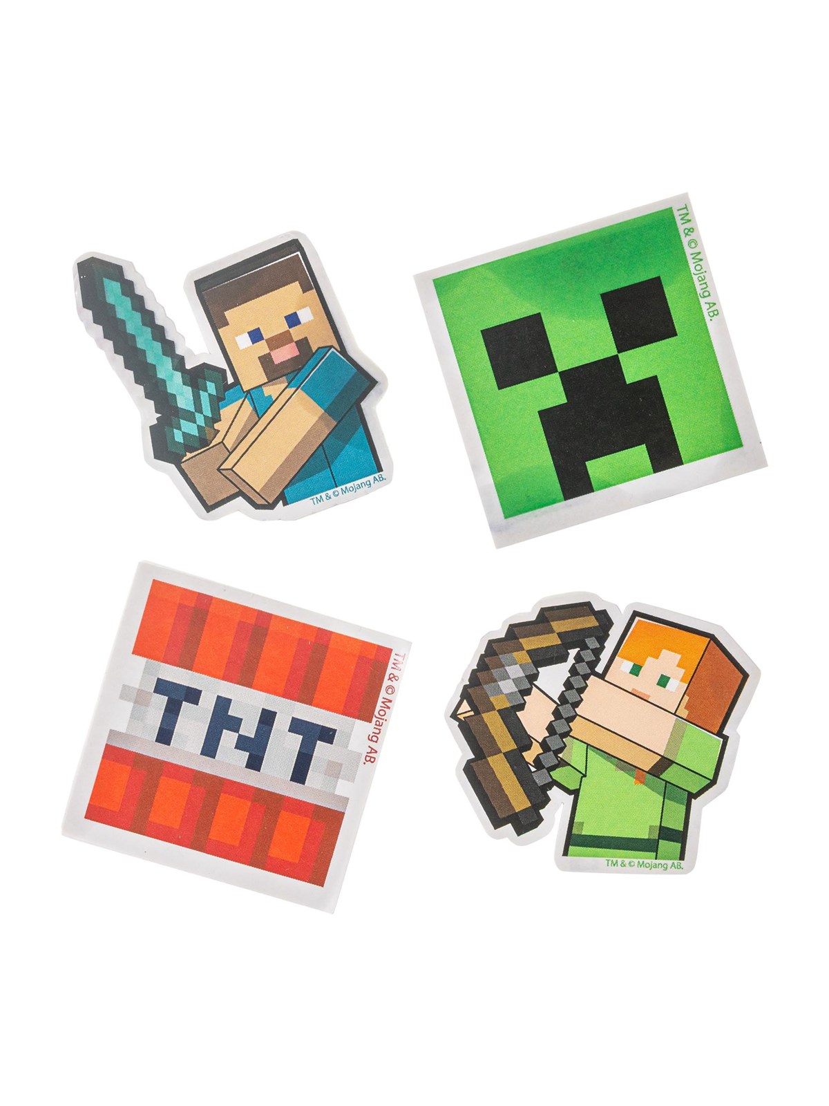 Euromic Minecraft 4-pack Erasers in Box - Schul Zubehoer - 166507104
