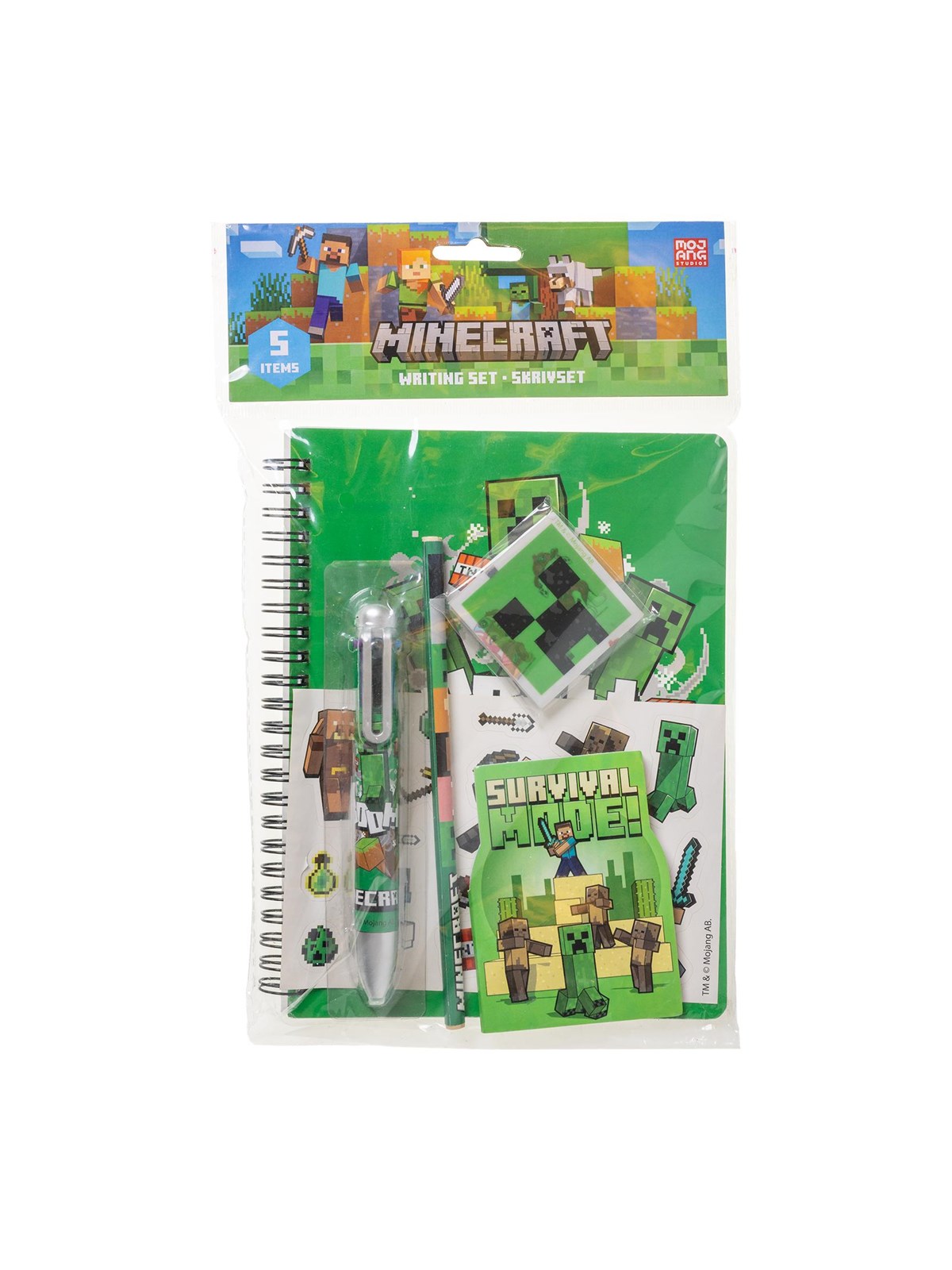 Euromic Minecraft Writing Set w/ Multi-col. Pen - Schul Zubehoer - 166506128
