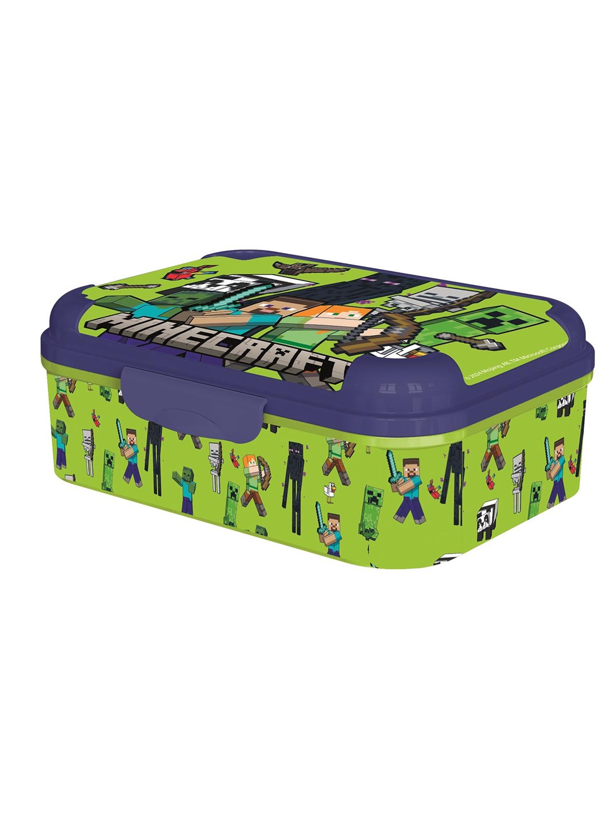 Euromic Minecraft Asker Lunch Box 17 x 13.5 x 6.2 cm - Schul Zubehoer - 088808738-40643