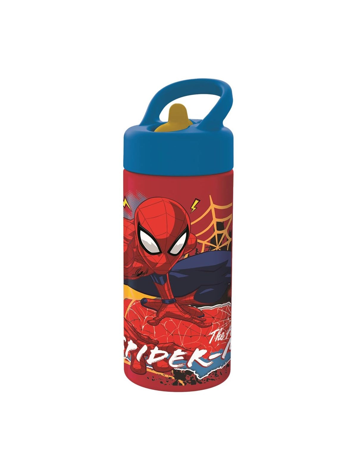 Euromic Spiderman Sipper Water Bottle 410ml - Schul Zubehoer - 088808718-83531