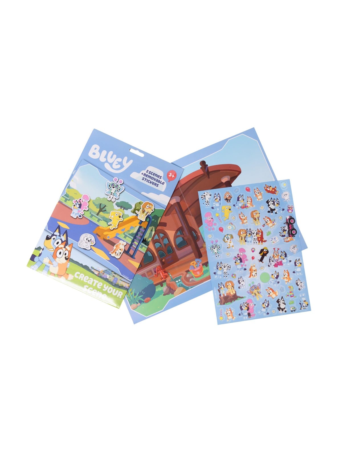 Euromic Bluey Stickers Set Create a Scene.Paper Envelope - Schreibtischzubehoer - 048200310