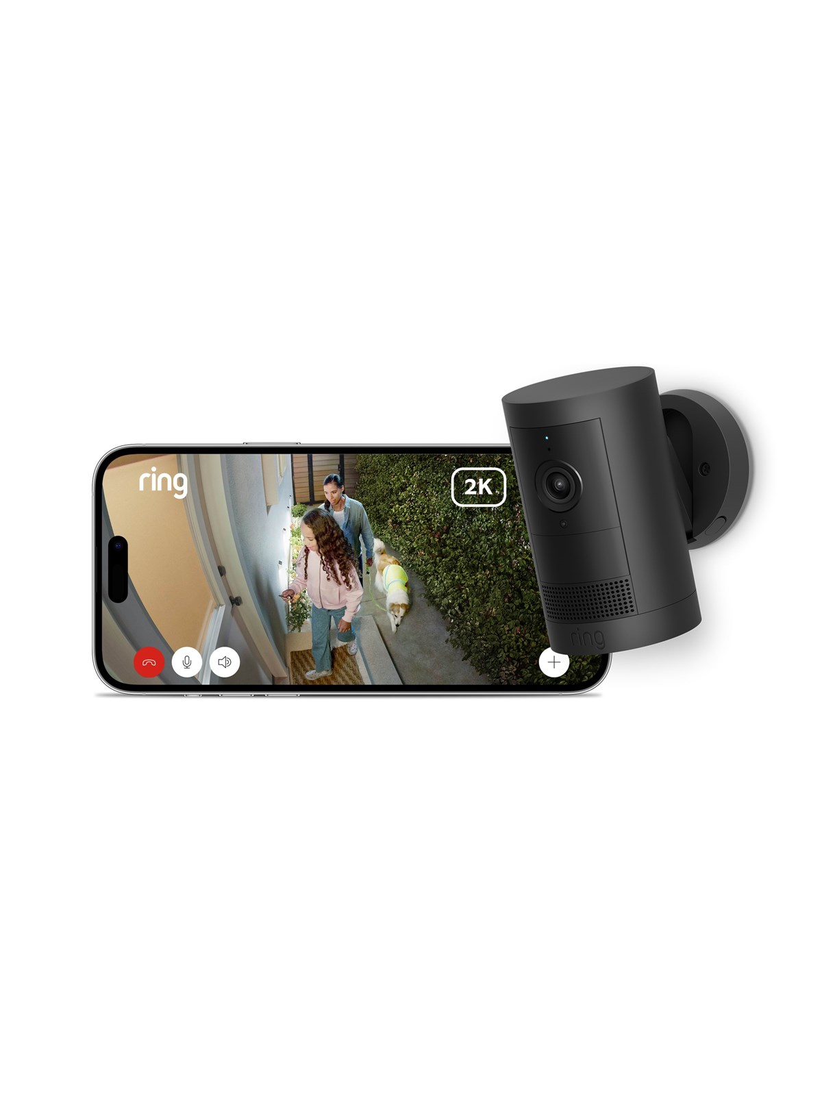 Ring Outdoor Cam Plus Battery Black - Smart Home - B0d23xcy18