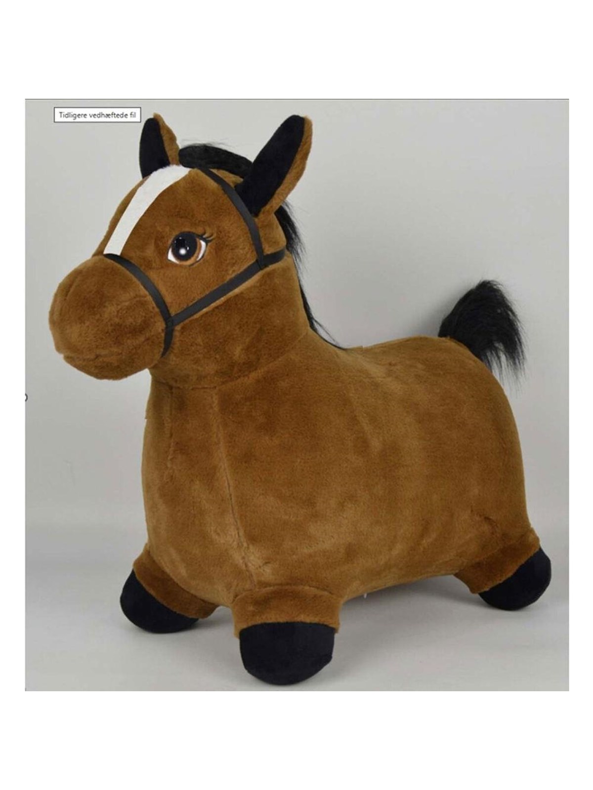 Krea Hop And Bounce Plush Horse Brown - Rollenspiele - 36-2032