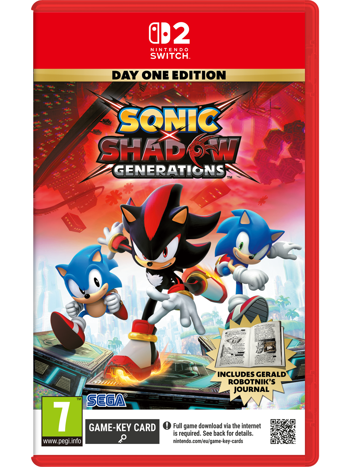 Sonic x Shadow Generations (Day One Edition) - Nintendo Switch 2 - Abenteuer - Pegi 7 - Spiele - 5055277055890