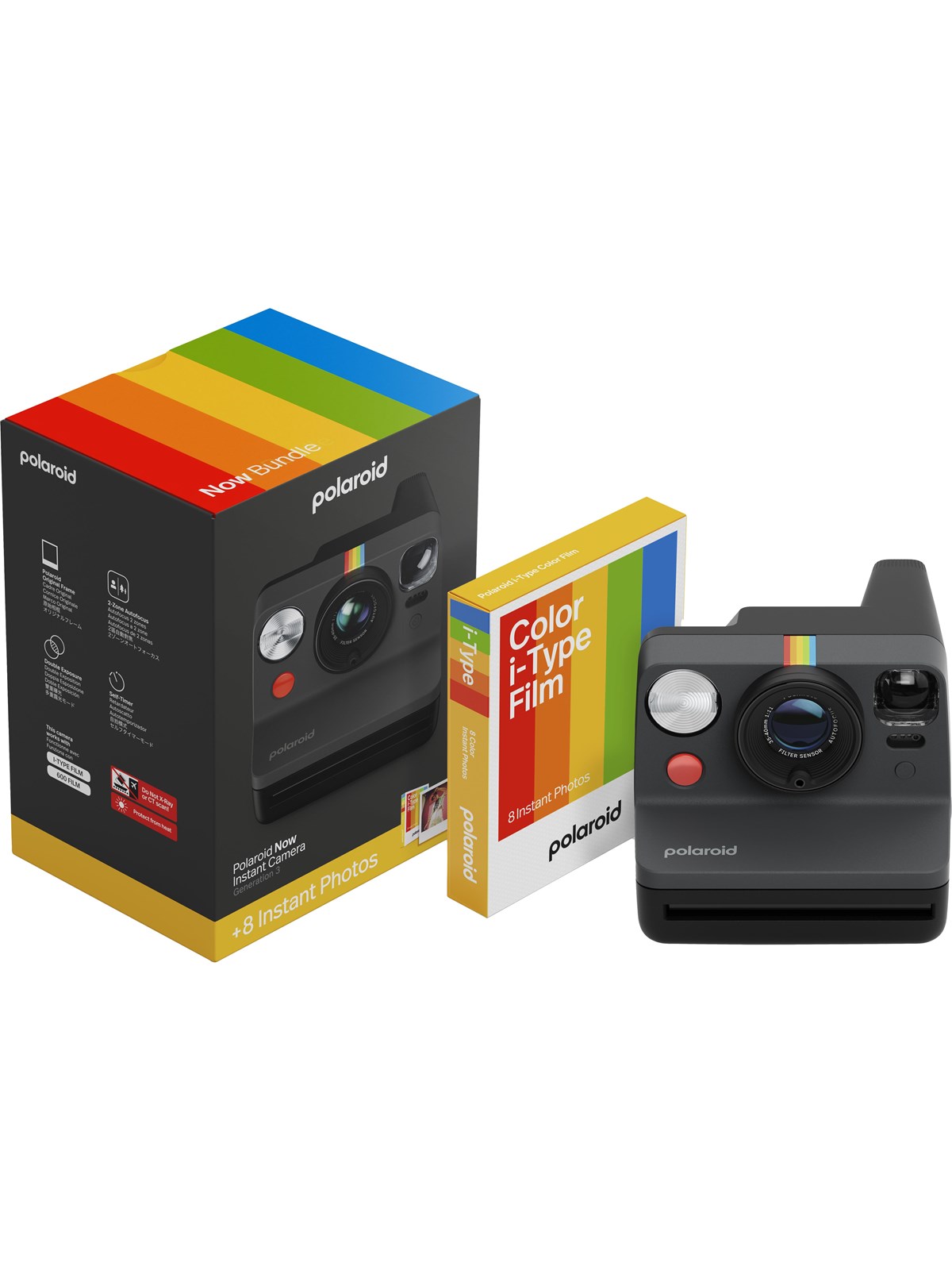 Polaroid Now Gen 3 Everything Box - Black - Digital Kameras - 006572